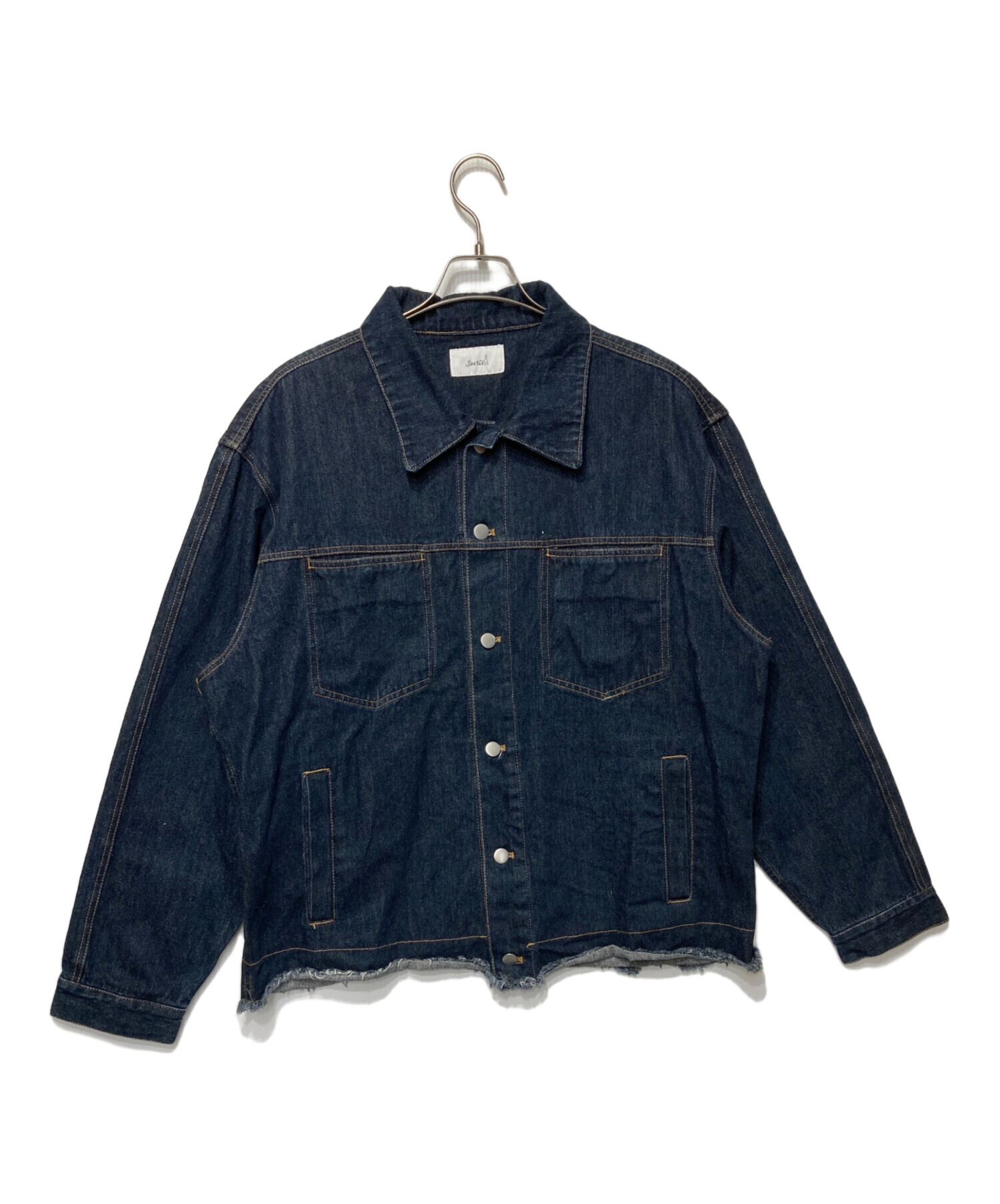 中古・古着通販】soerte (ソエルテ) カットオフデニムジャケット 