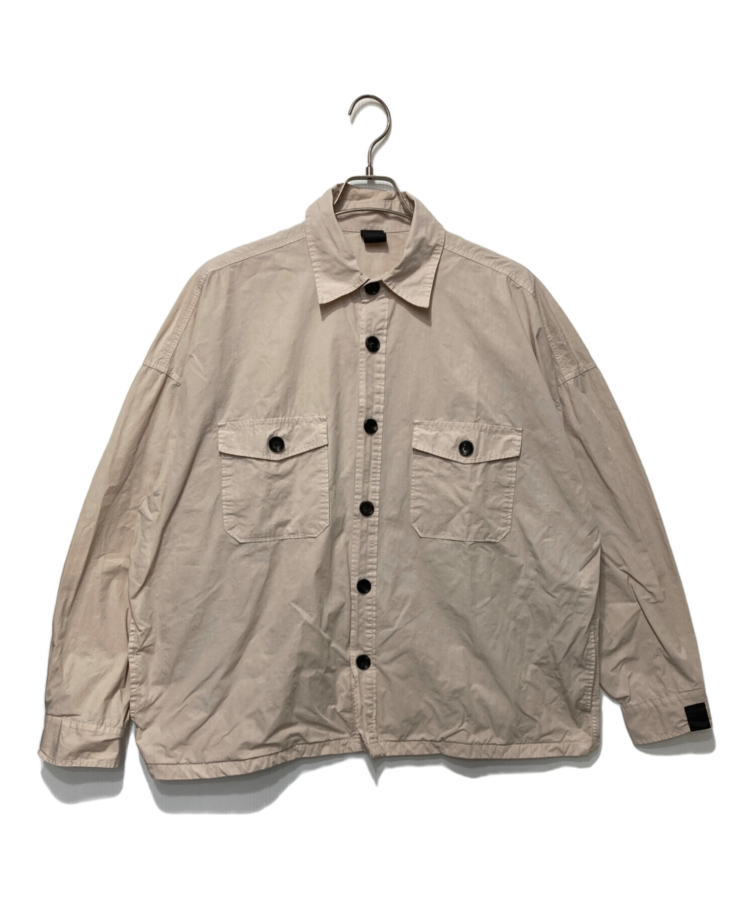 中古・古着通販】N.HOOLYWOOD (エヌ ハリウッド) CPOシャツ ベージュ 