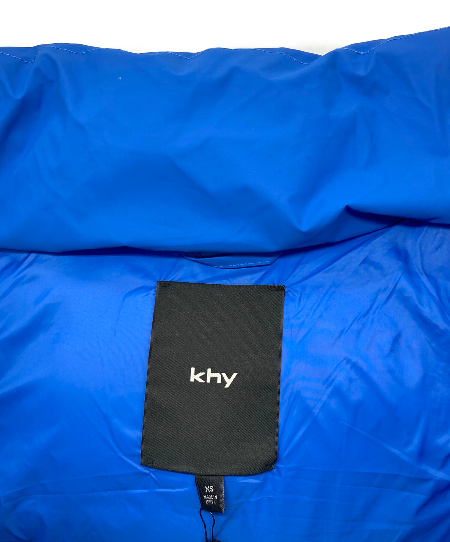 中古・古着通販】KHY (カイ) デザインダウンベスト ブルー