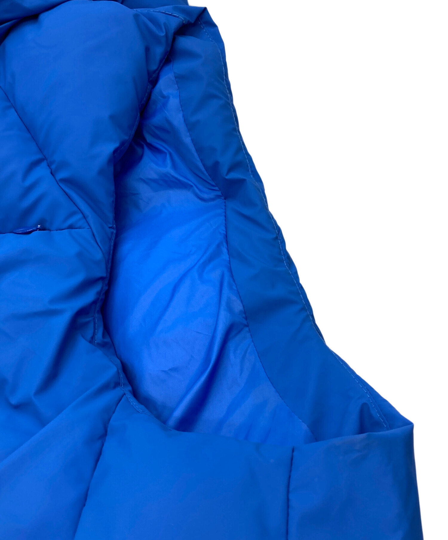 中古・古着通販】KHY (カイ) デザインダウンベスト ブルー サイズ:XS