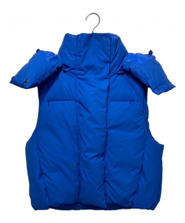 中古・古着通販】KHY (カイ) デザインダウンベスト ブルー サイズ:XS
