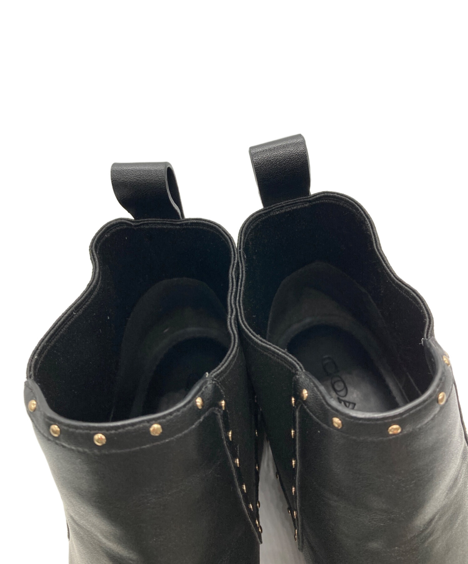 COACH 新品未使用　サイドゴアブーツ 中古・古着通販】COACH (コーチ) サイドゴアブーツ ブラック