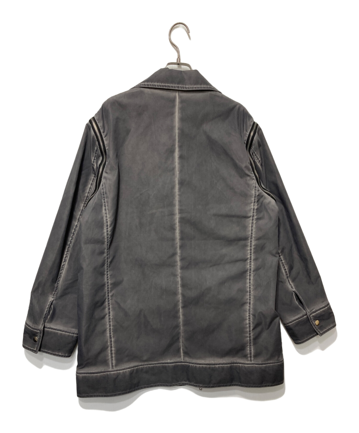 中古・古着通販】JEANASIS (ジーナシス) カコウBIGライダース グレー