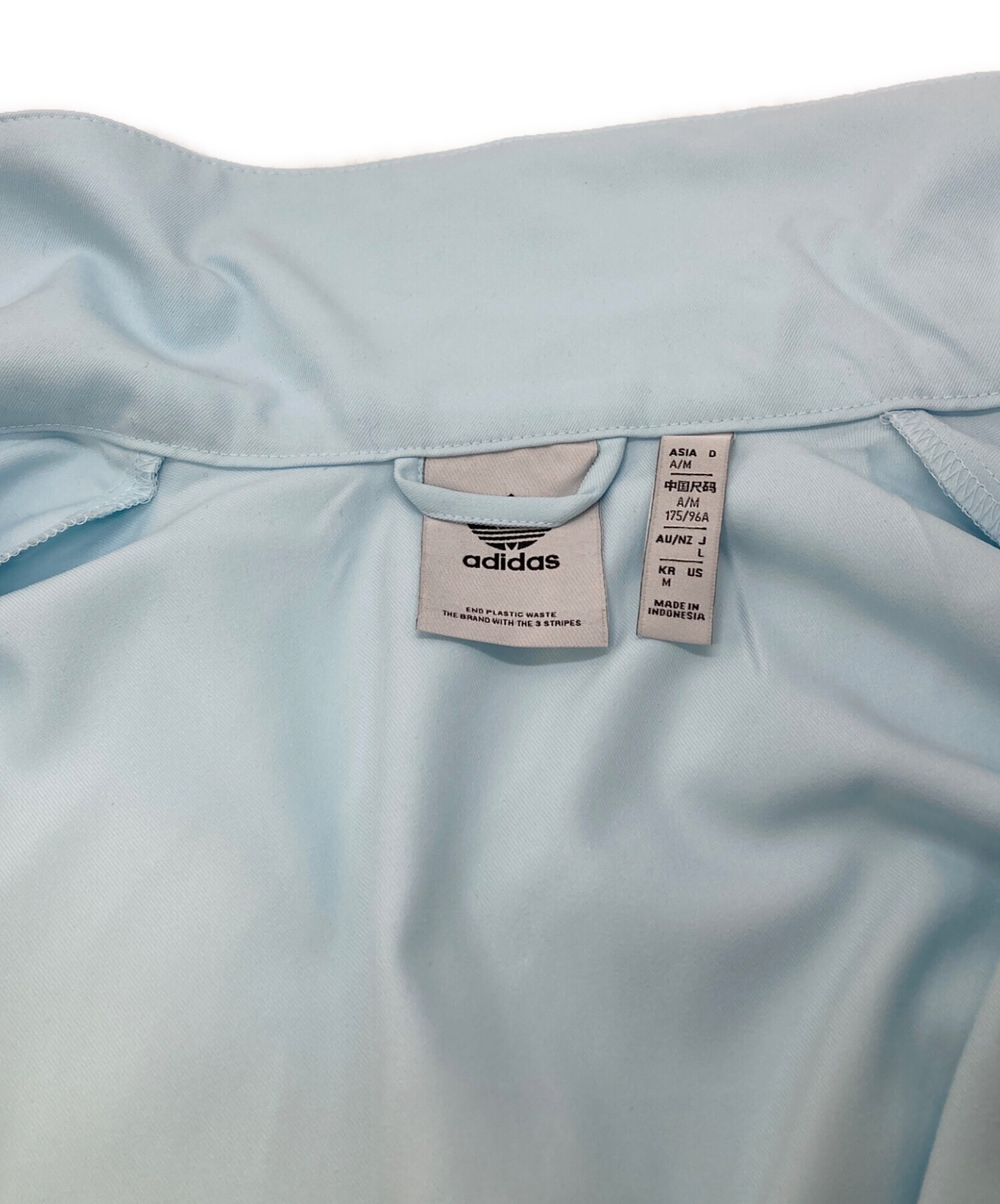 中古・古着通販】adidas (アディダス) ジップアップジャケット ブルー