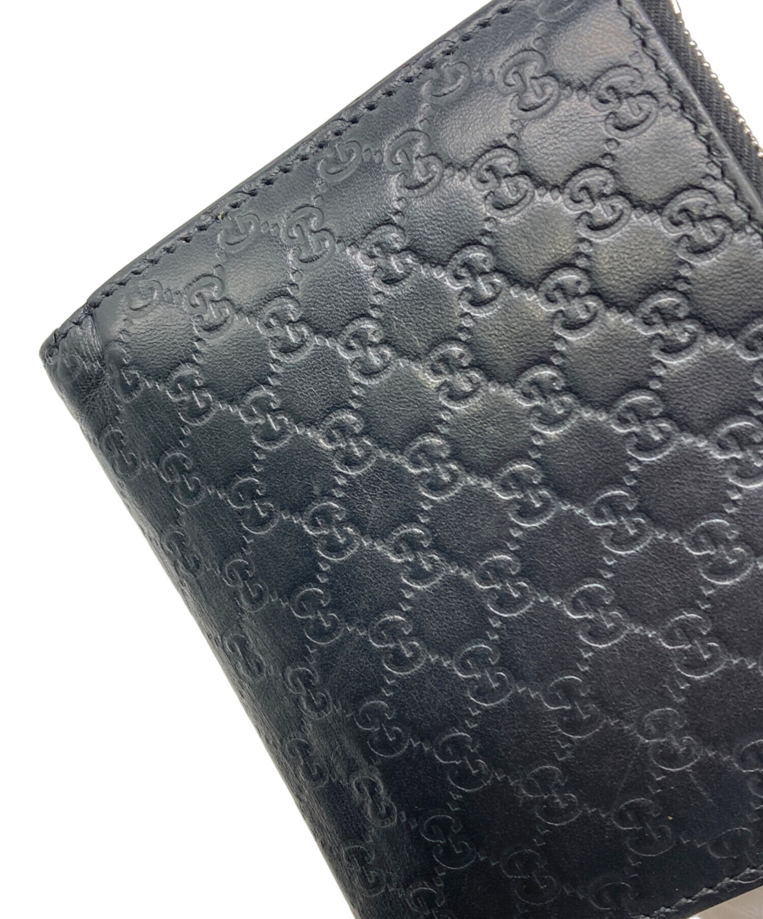 中古・古着通販】GUCCI (グッチ) マイクログッチシマ2つ折り財布