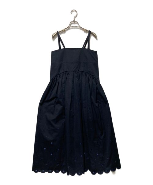 yori shirocon サボンワンピース 36 ネイビー 新品未使用タグ付き yori shirocon サボンワンピース ネイビー 36