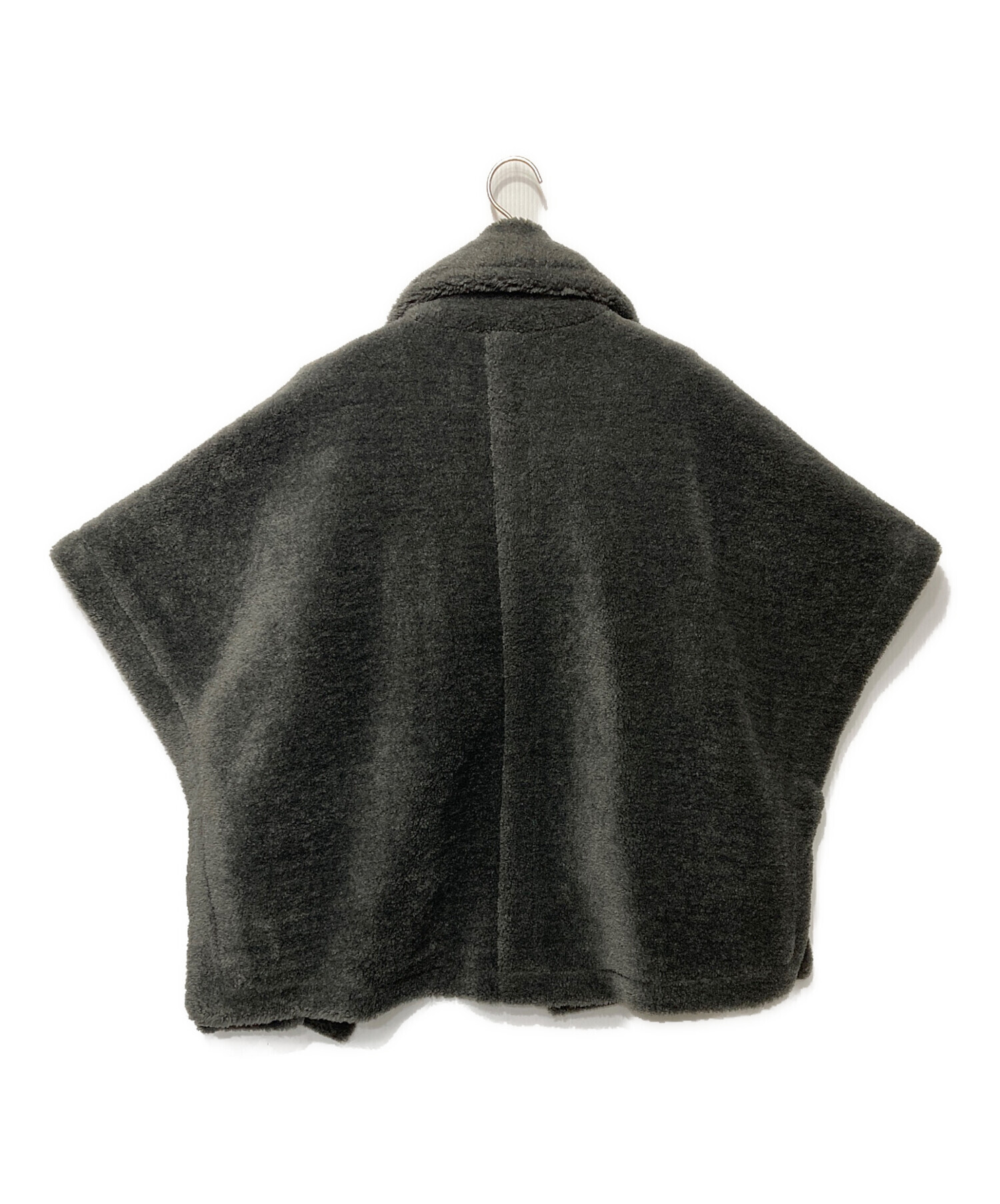 中古・古着通販】COCODEAL (ココディール) ボアケープコート グレー