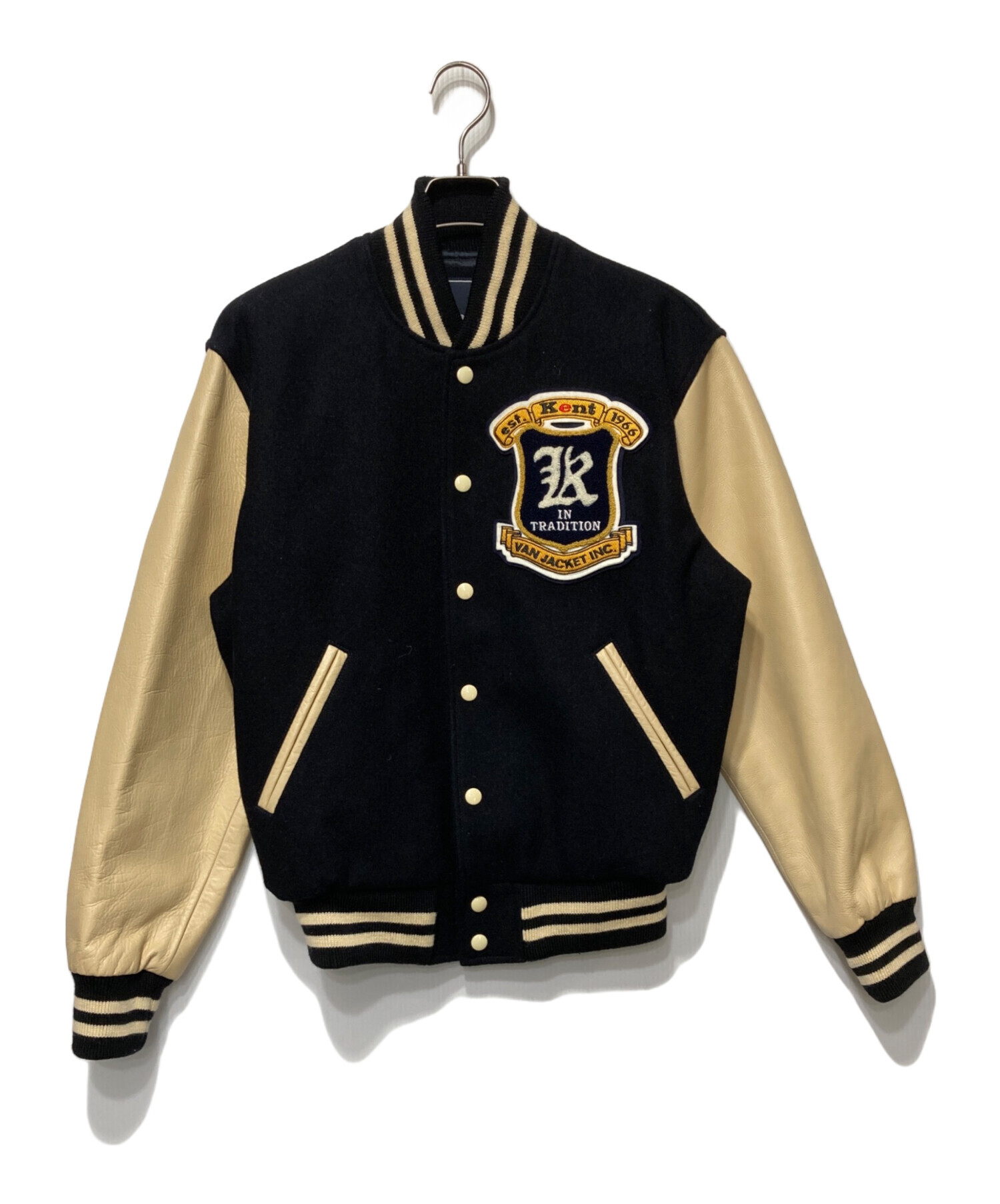 中古・古着通販】KENT (ケント) VAN (ヴァン) ワッペンレザースリーブ