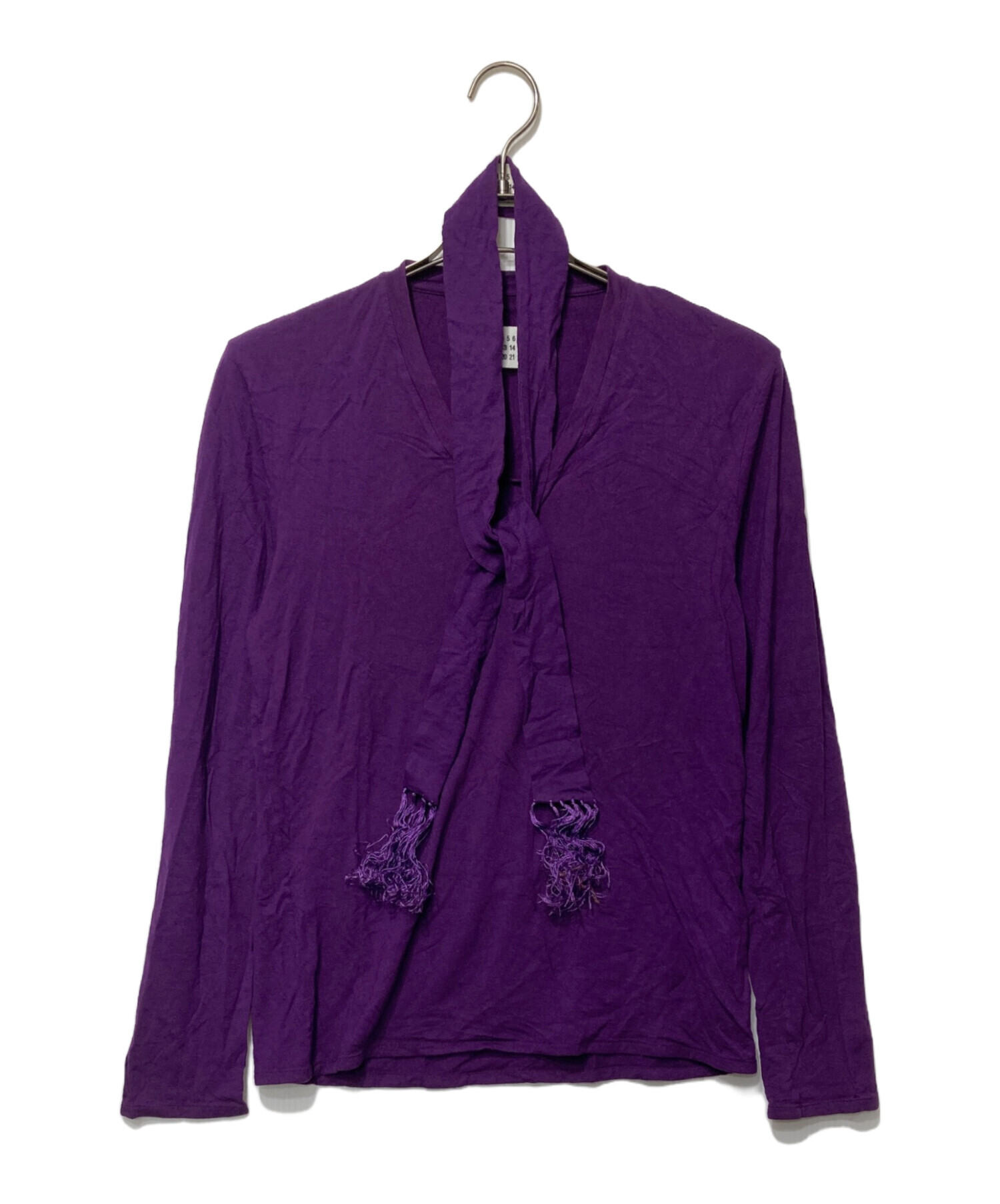 マルタン・マルジェラ 10 初期 スカーフ 黒 アーティザナル Maison