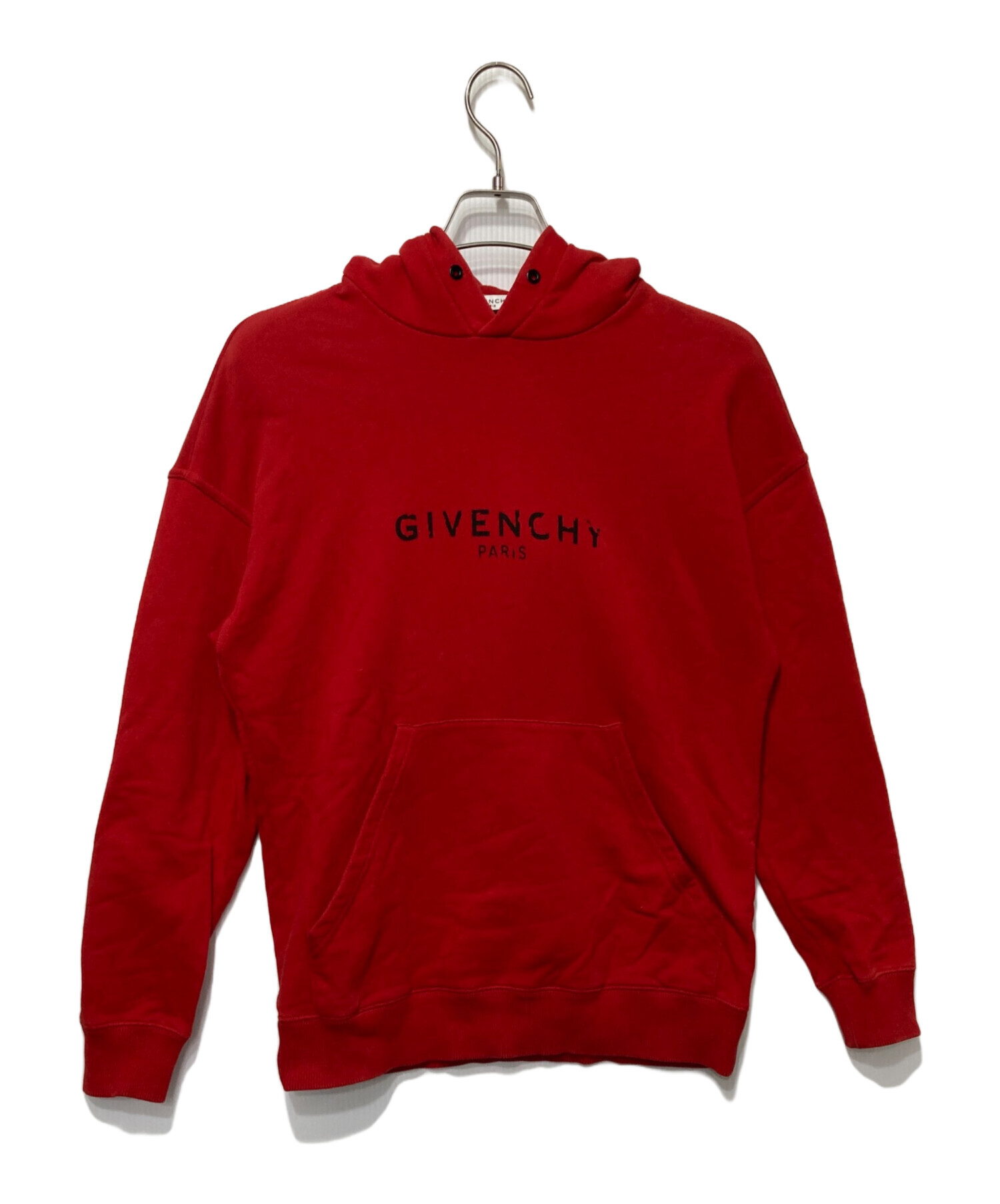 中古・古着通販】GIVENCHY (ジバンシィ) プルオーバーパーカー レッド