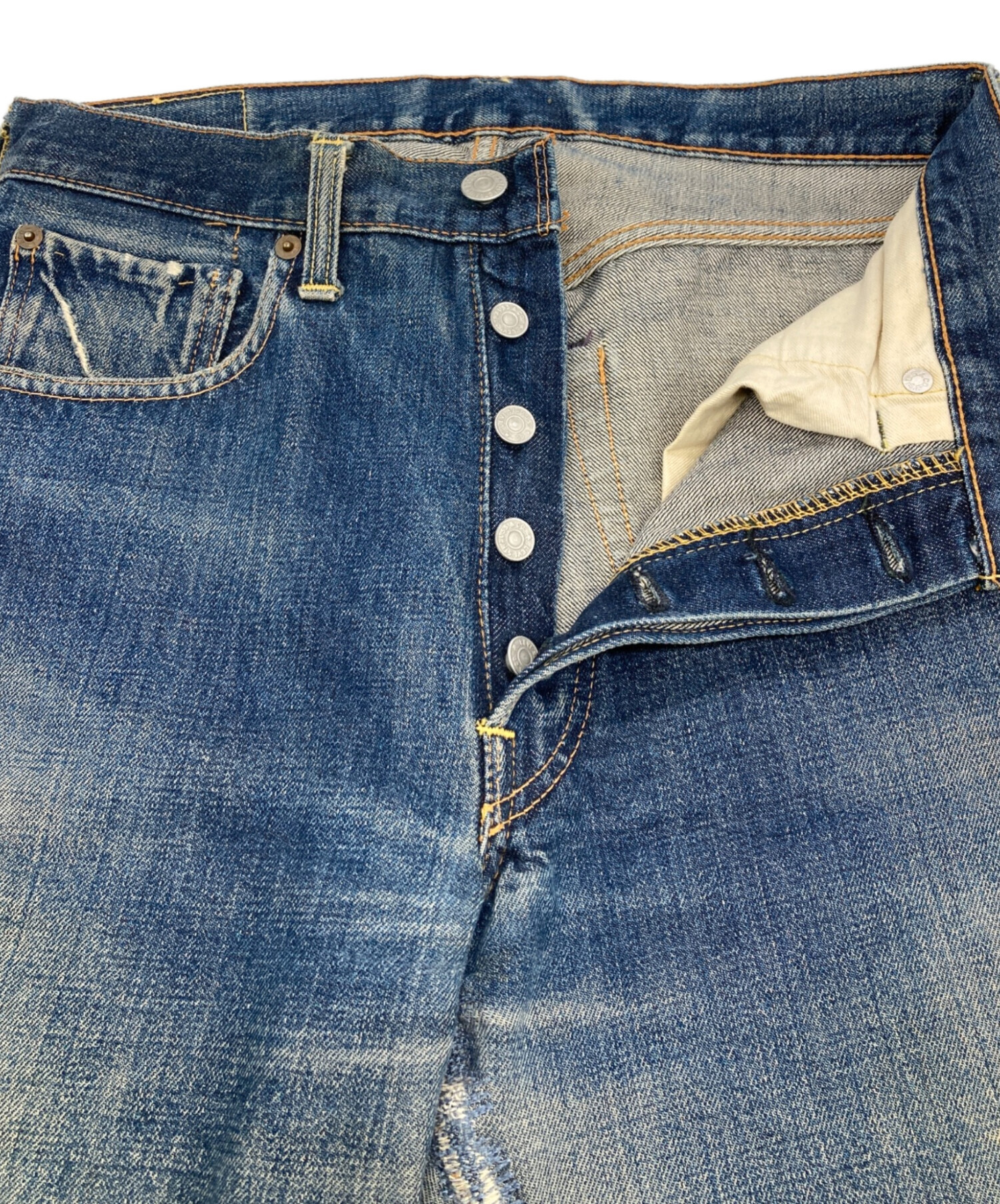 中古・古着通販】LEVI'S (リーバイス) ビッグE Aタイプ501デニムパンツ