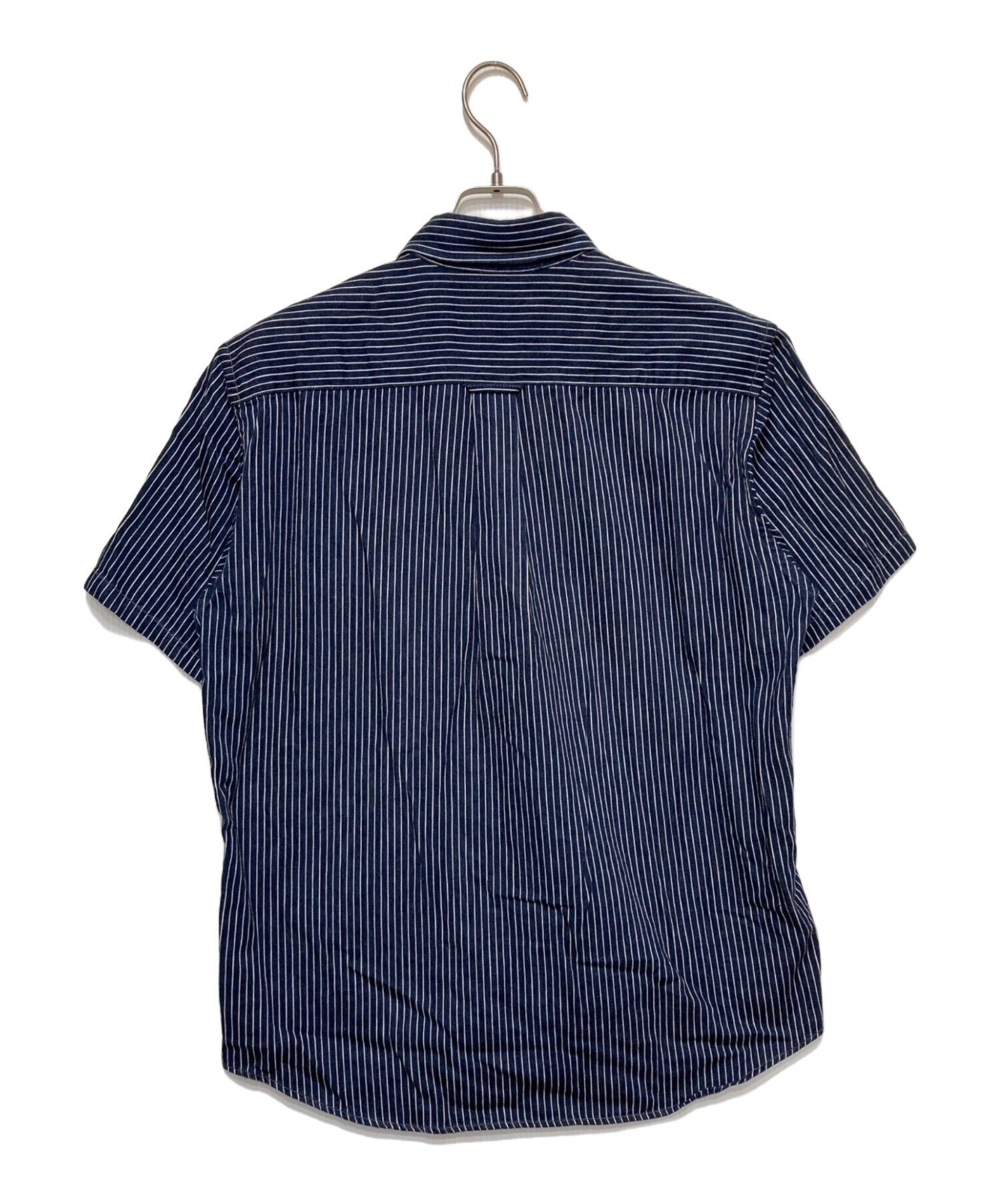 中古・古着通販】BLUE BLUE (ブルーブルー) ヒッコリーストライプ半袖