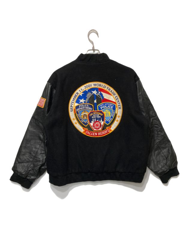 Game sportswear スタジャン レザー袖 Lサイズ 中古・古着通販】GAME SPORTSWEAR (ゲームスポーツウェア) 袖レザー