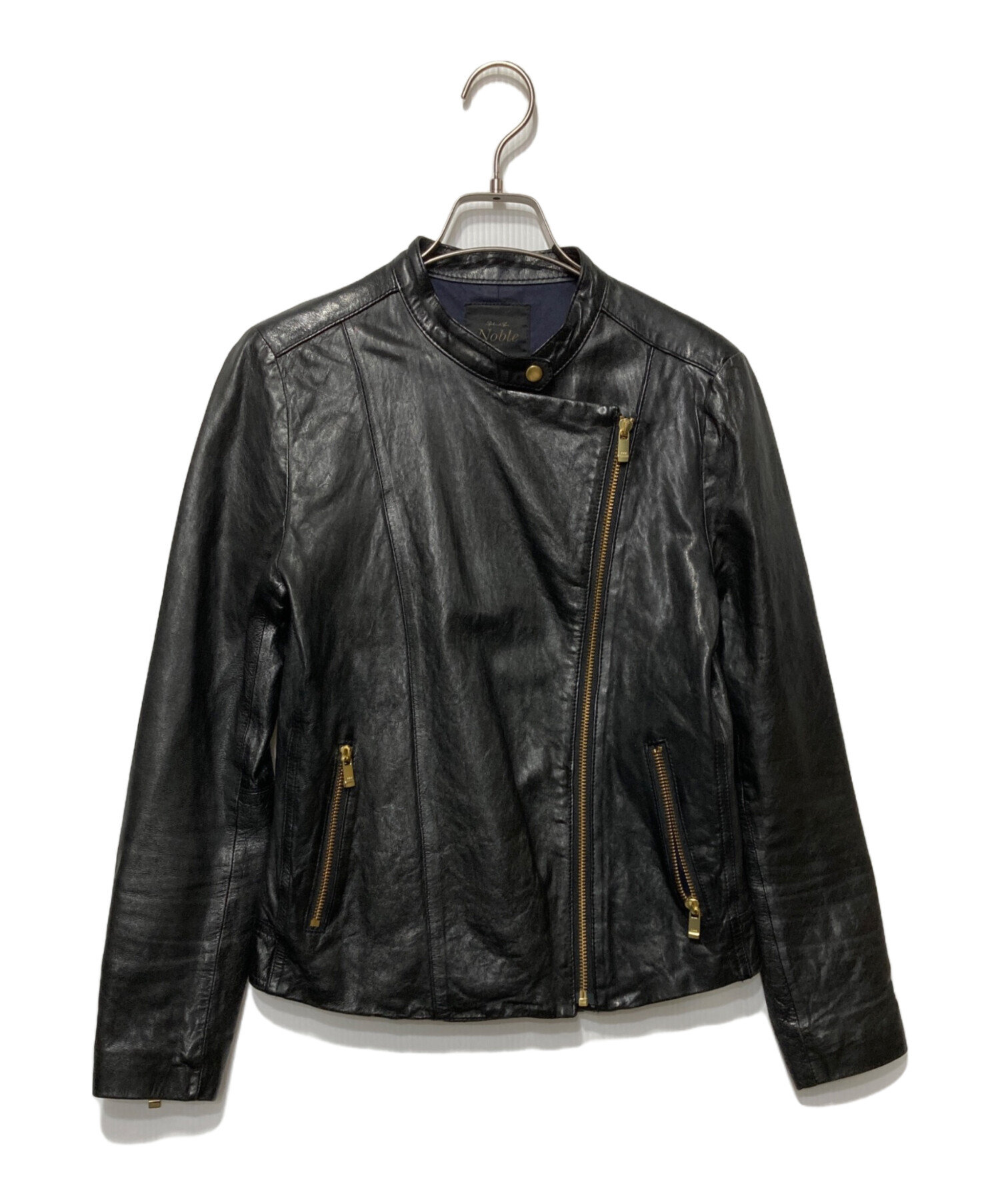Noble 黒 レザージャケット ライダース
