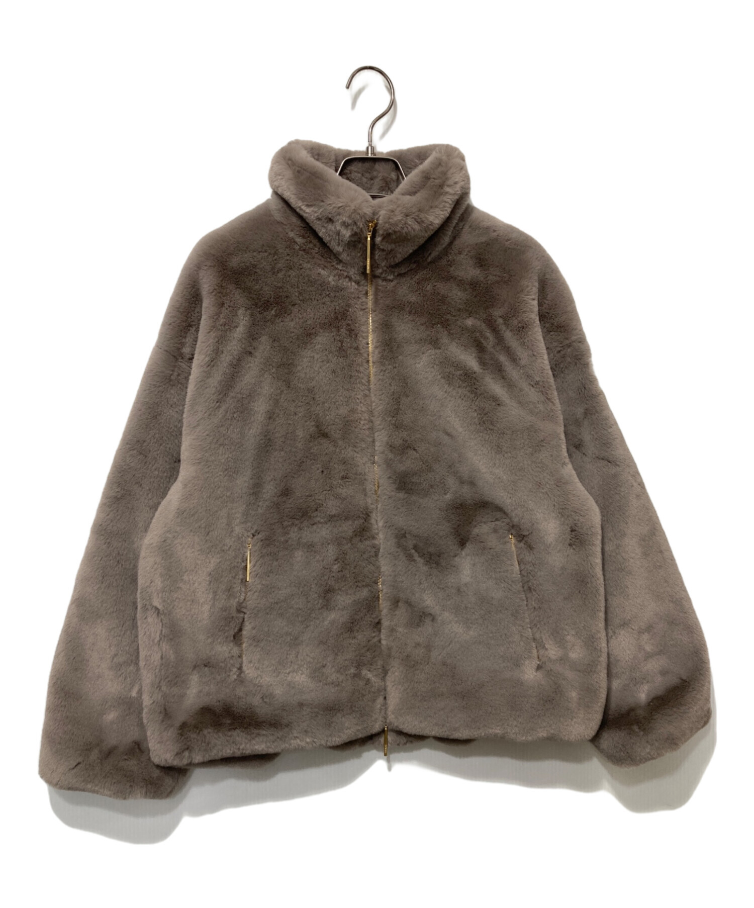 中古・古着通販】TATRAS (タトラス) BARBRAエコファーブルゾン モカ