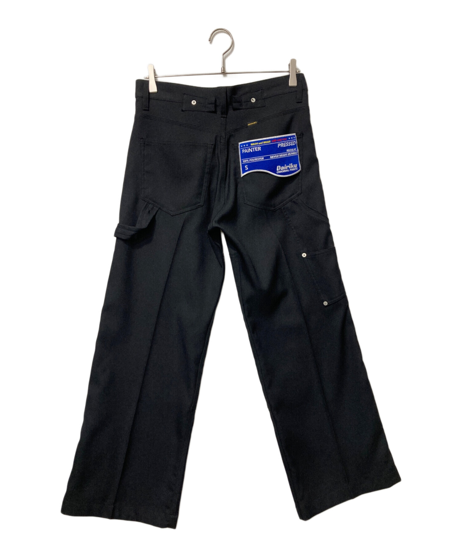 中古・古着通販】DAIRIKU (ダイリク) ペインターパンツ ブラック