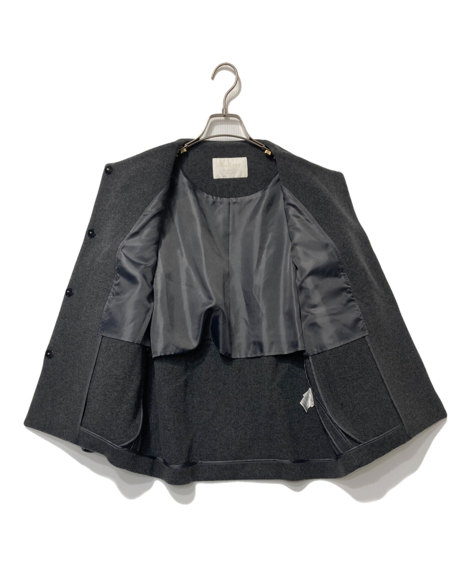 中古・古着通販】BALLSEY (ボールジィ) ウールナイロンベロア コクーン