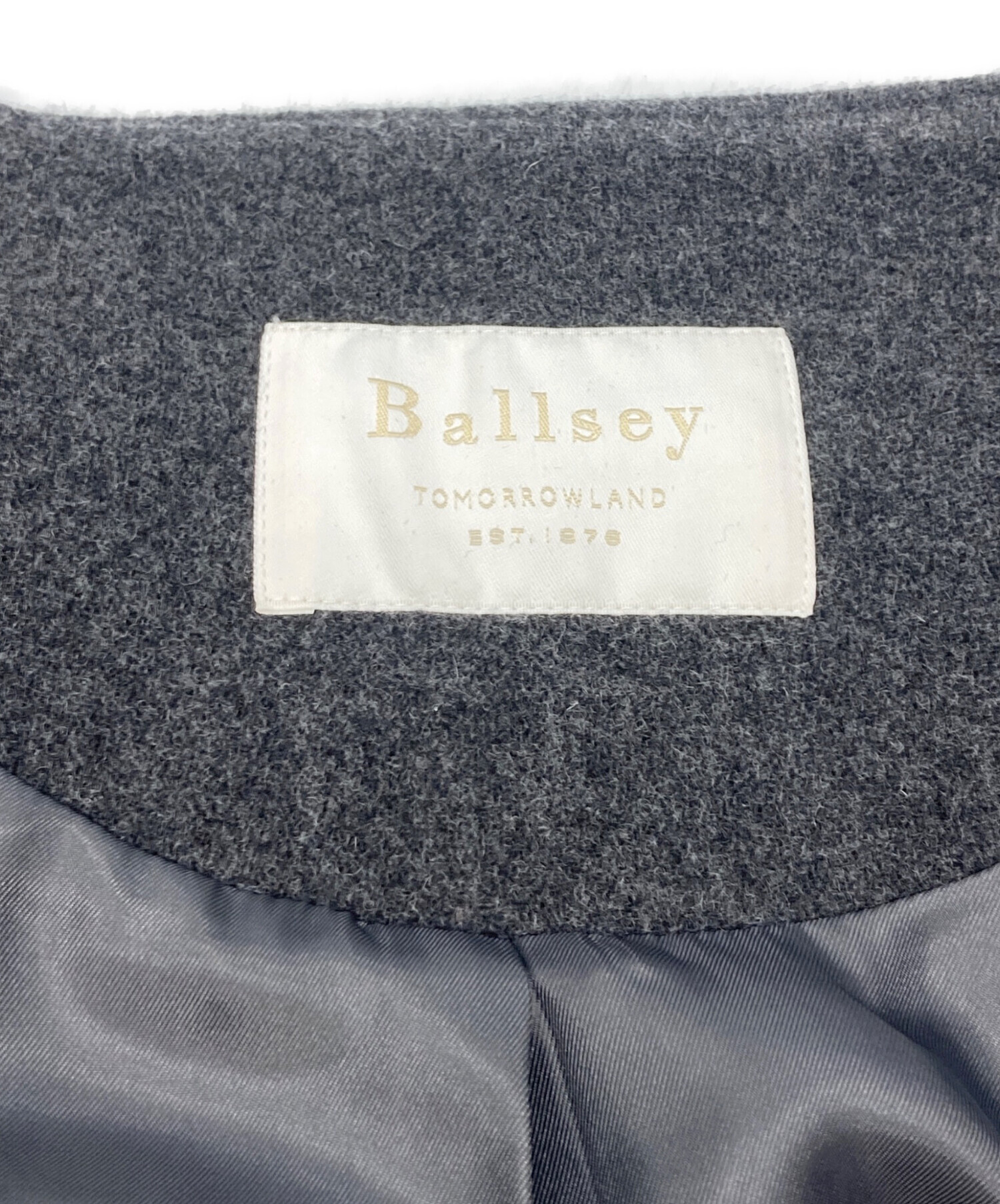 中古・古着通販】BALLSEY (ボールジィ) ウールナイロンベロア コクーン