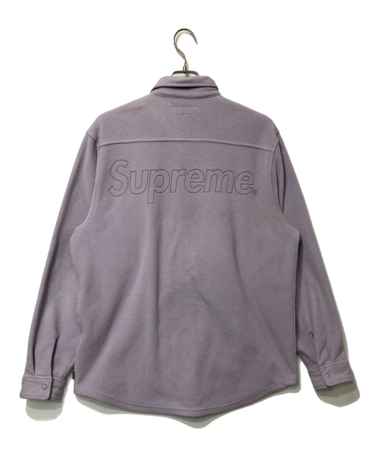 Supreme polartec シャツ Lサイズ 中古・古着通販】SUPREME (シュプリーム) Polartec Shirt パープル