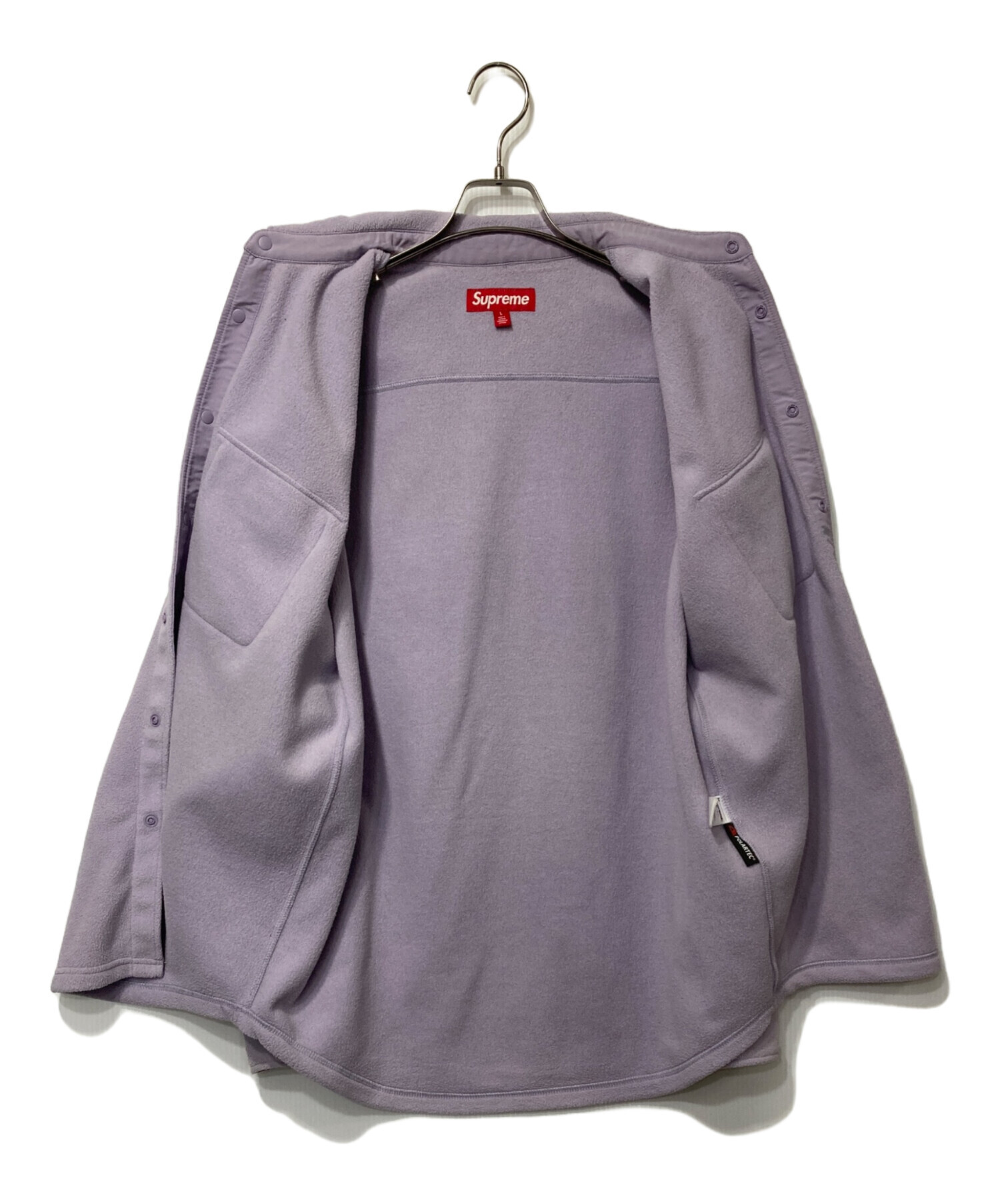 Supreme polartec シャツ Lサイズ 中古・古着通販】SUPREME (シュプリーム) Polartec Shirt パープル
