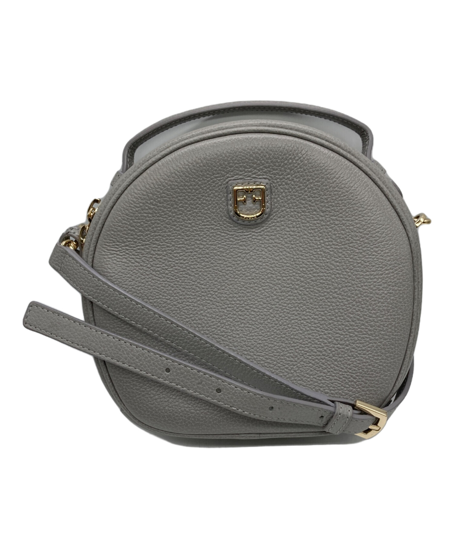 中古・古着通販】FURLA (フルラ) 2WAYドッティショルダーバッグ グレー 