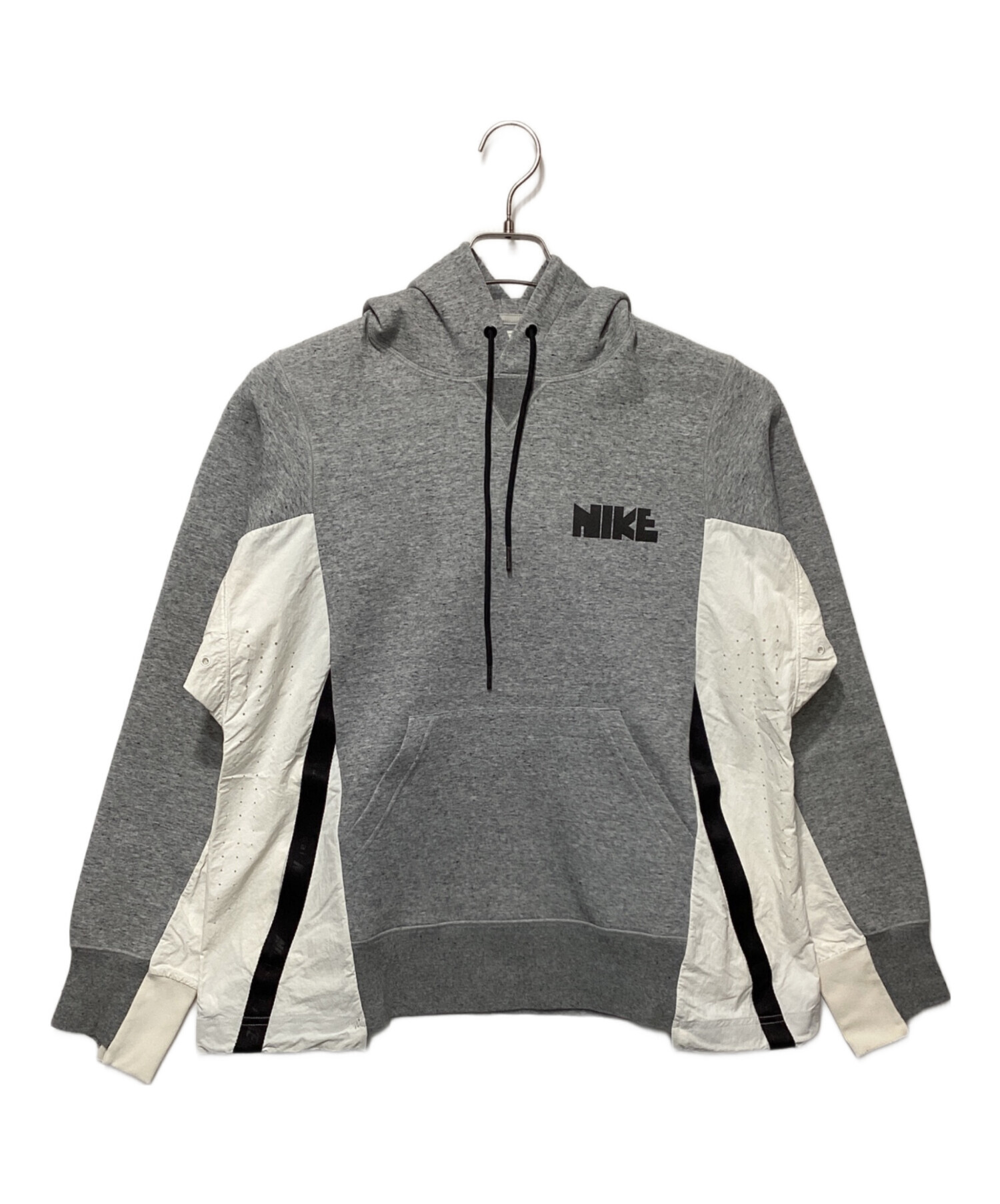中古・古着通販】NIKE (ナイキ) sacai (サカイ) NRG HOODIE グレー 