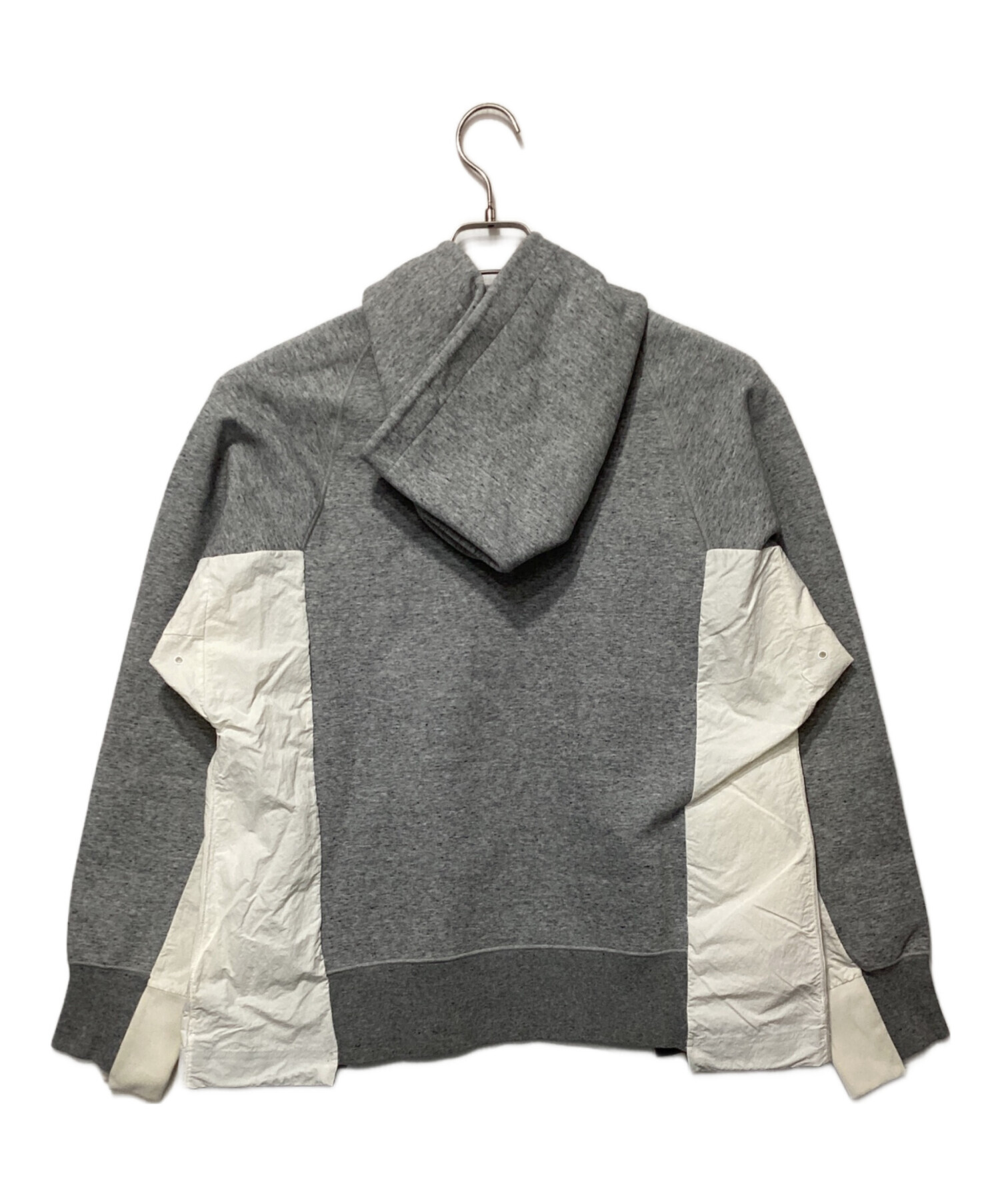 中古・古着通販】NIKE (ナイキ) sacai (サカイ) NRG HOODIE グレー 