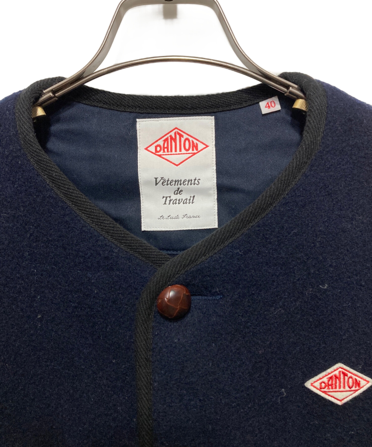中古・古着通販】DANTON (ダントン) ウールモッサノーカラージャケット