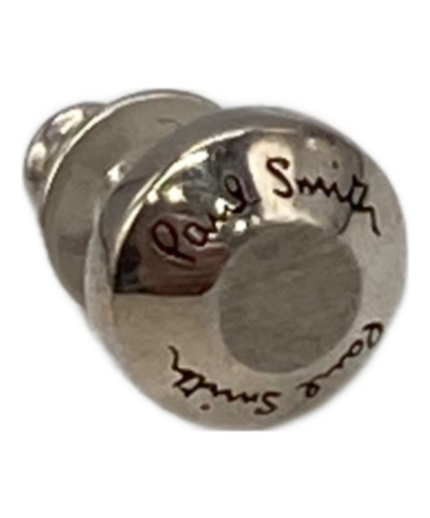 Paul Smith シルバー ピアス 未使用 Paul Smith ポールスミス ピアス Cropped Logo シングル ロゴ