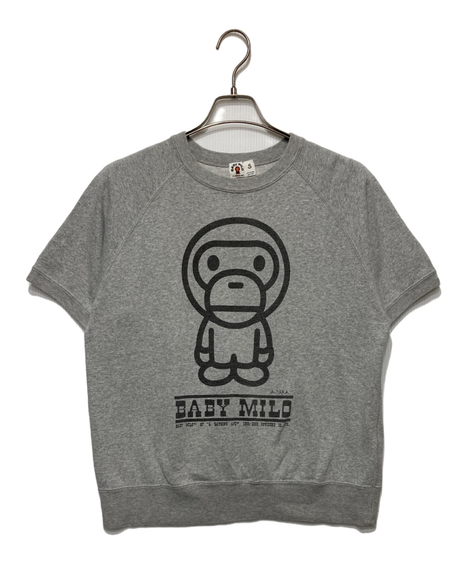 中古・古着通販】BABY MiLO (ベビーマイロ) 半袖スウェット グレー 