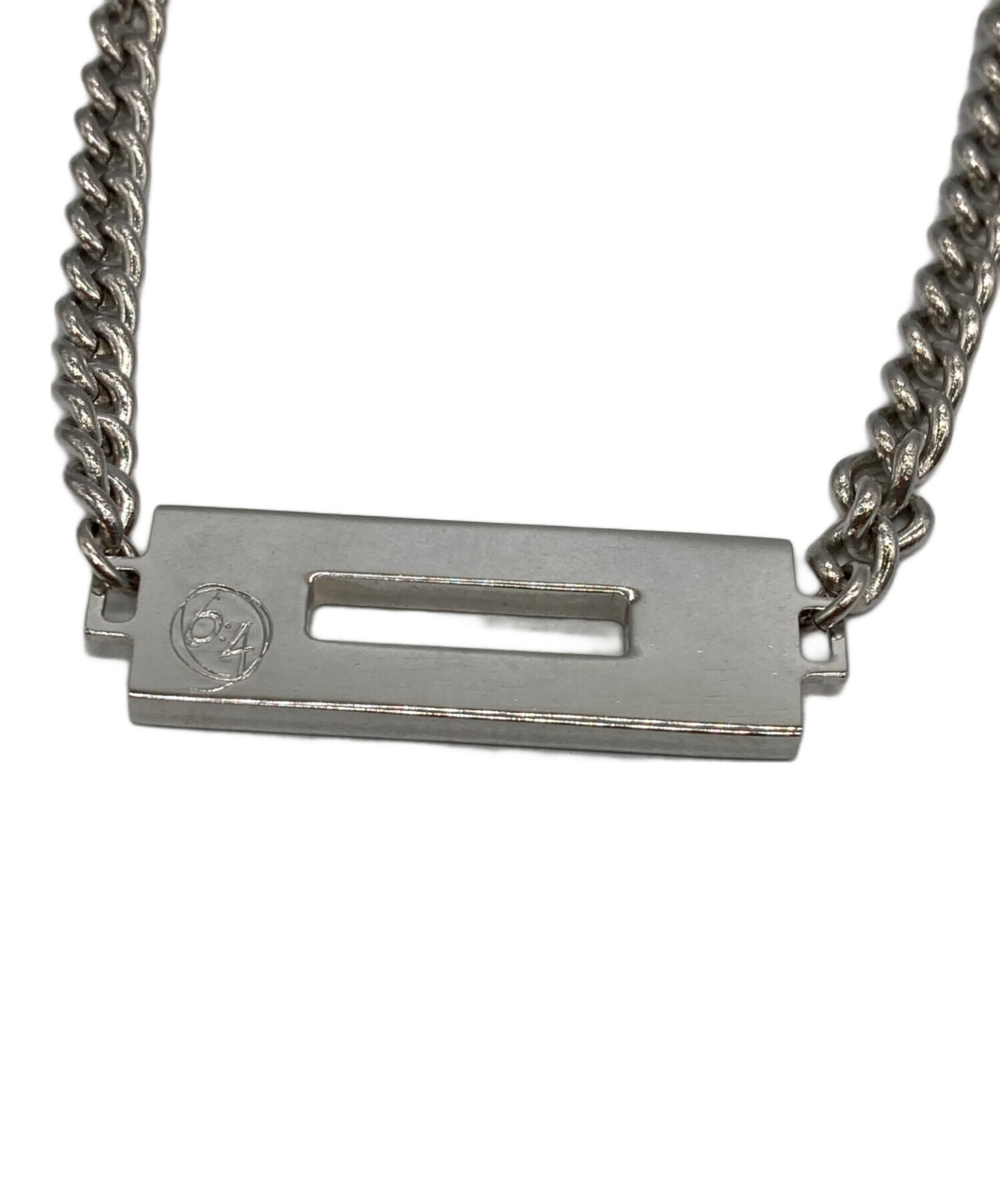 中古・古着通販】6:4 brass (ブラス) プレートネックレス シルバー 