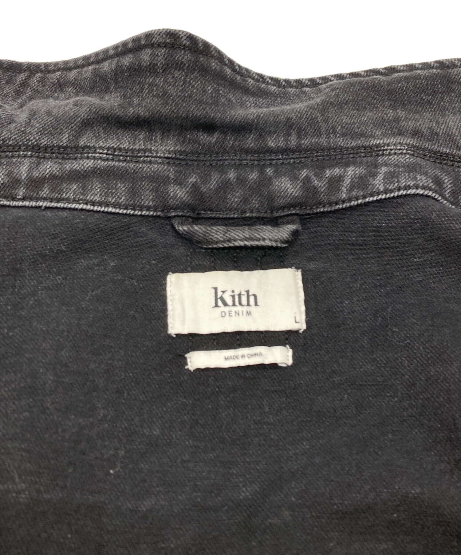 中古・古着通販】KITH (キス) 3rd Black Denim Jacket ブラック サイズ 