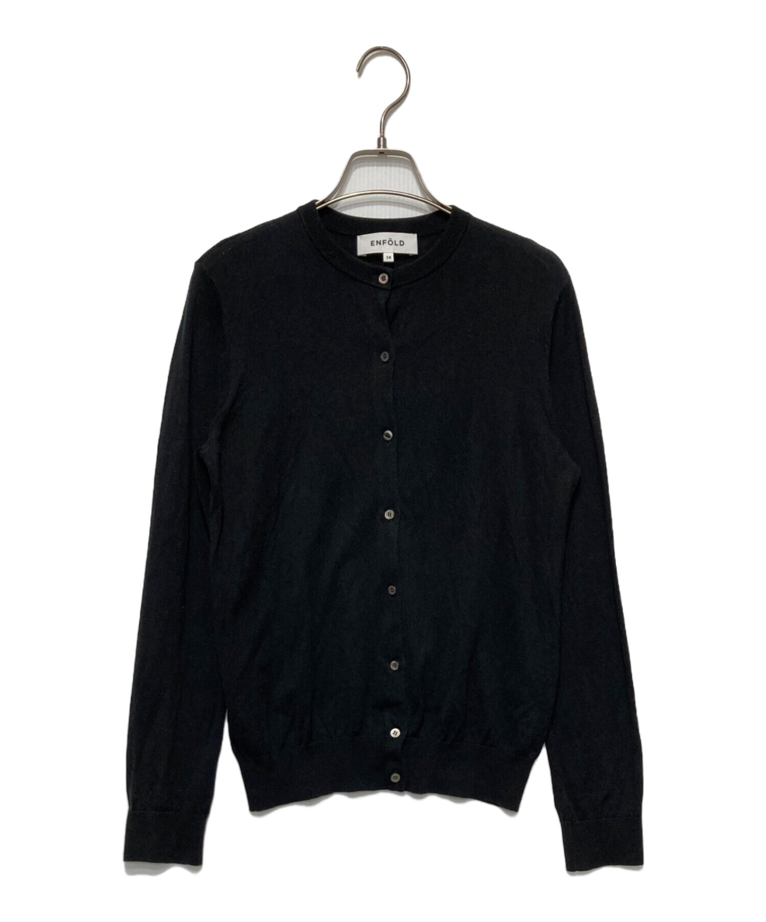 【未使用】ENFOLD☆シルクコットンカーディガン ENFOLD（エンフォルド）の「シルクコットン カーディガン