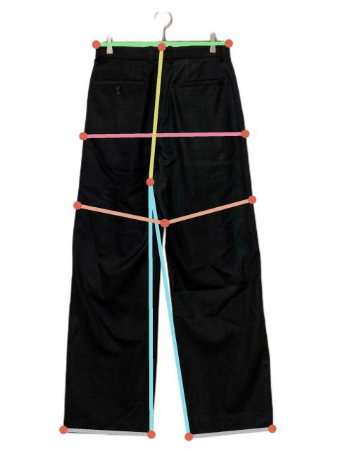 中古・古着通販】cornier (コルニエ) Super130's WORSTED WOOL 2-TUCK