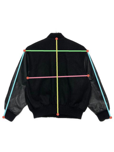 中古・古着通販】BURK'S BAY (バークスバイ) レザー切替スタジャン