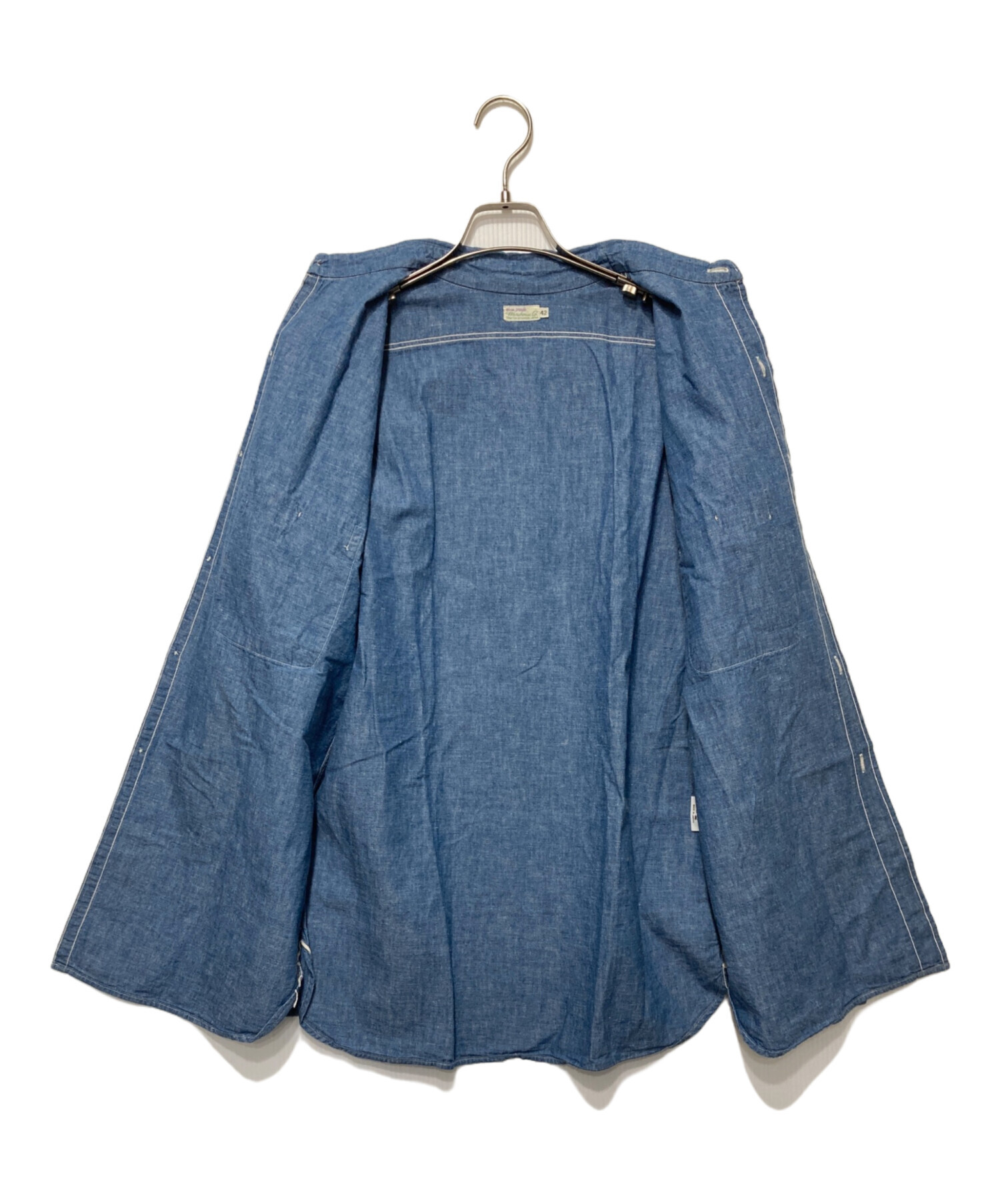 中古・古着通販】WAREHOUSE (ウエアハウス) シャンブレーシャツ 中古・古着通販】WAREHOUSE (ウエアハウス) シャンブレーシャツ
