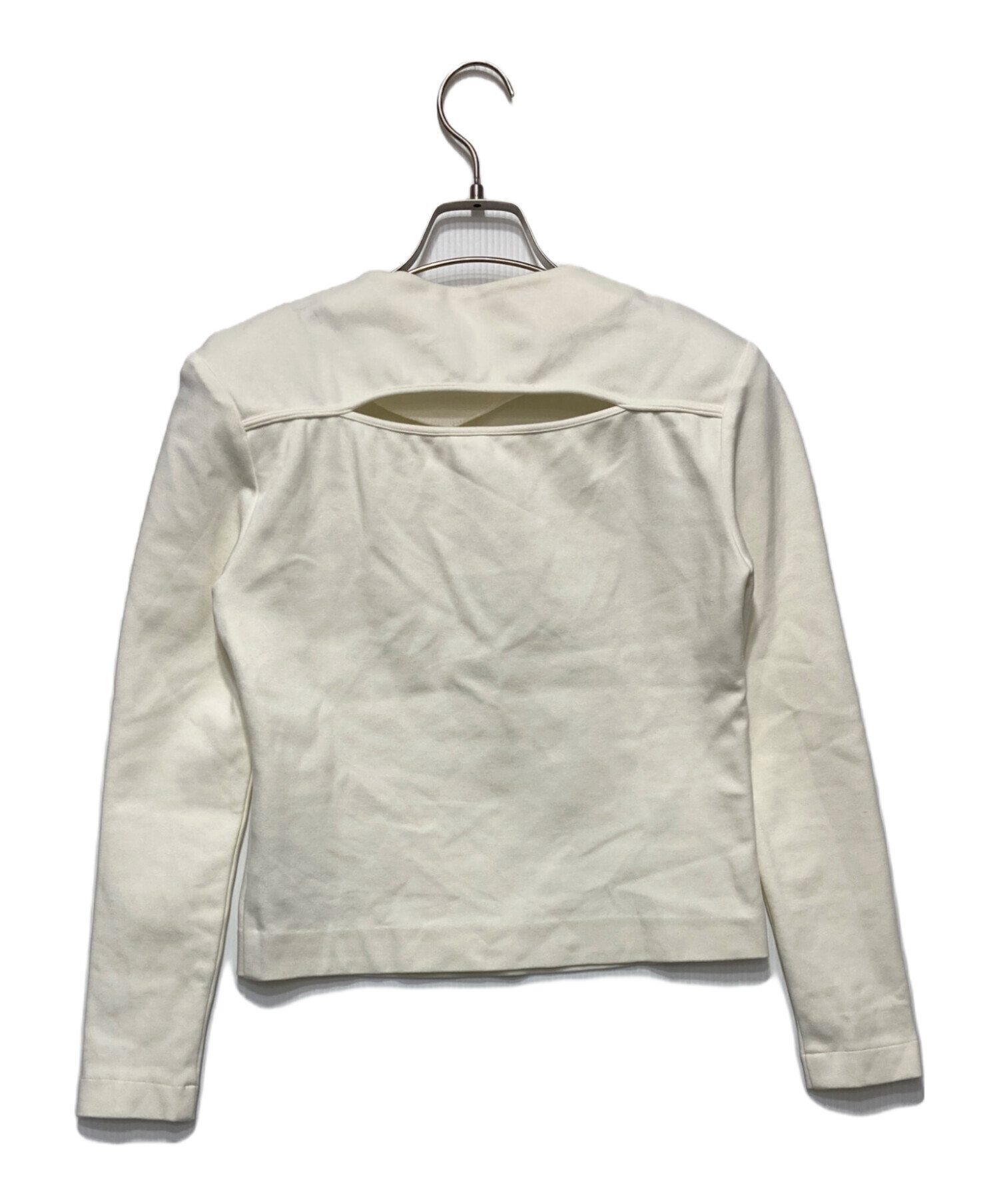 中古・古着通販】HYEON (ヘヨン) shoul tee ホワイト サイズ:FREE