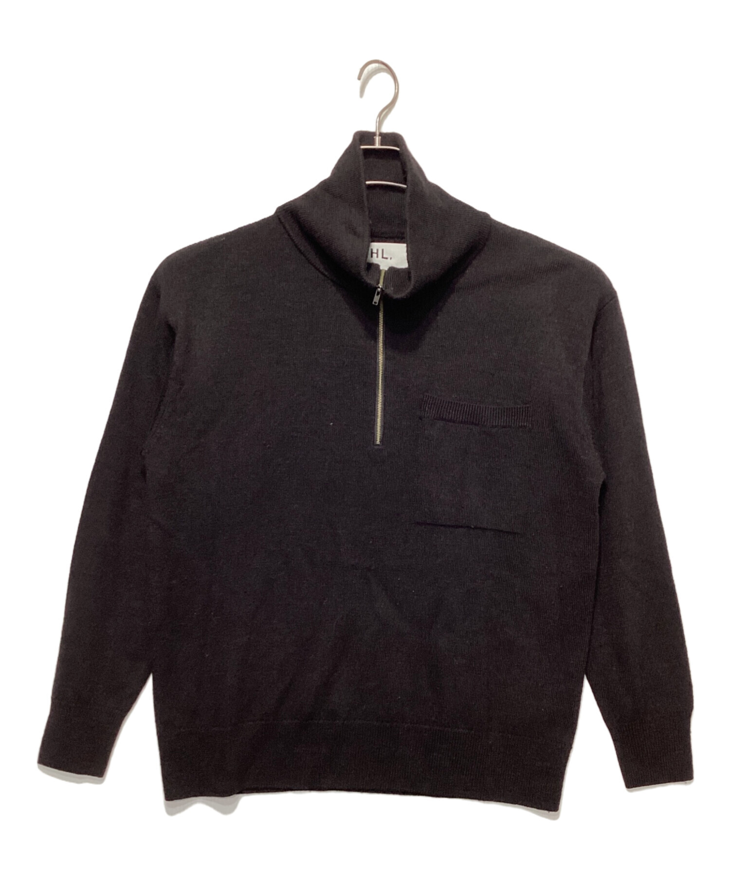 中古・古着通販】MHL (エムエイチエル) ウールリネンハーフジップ