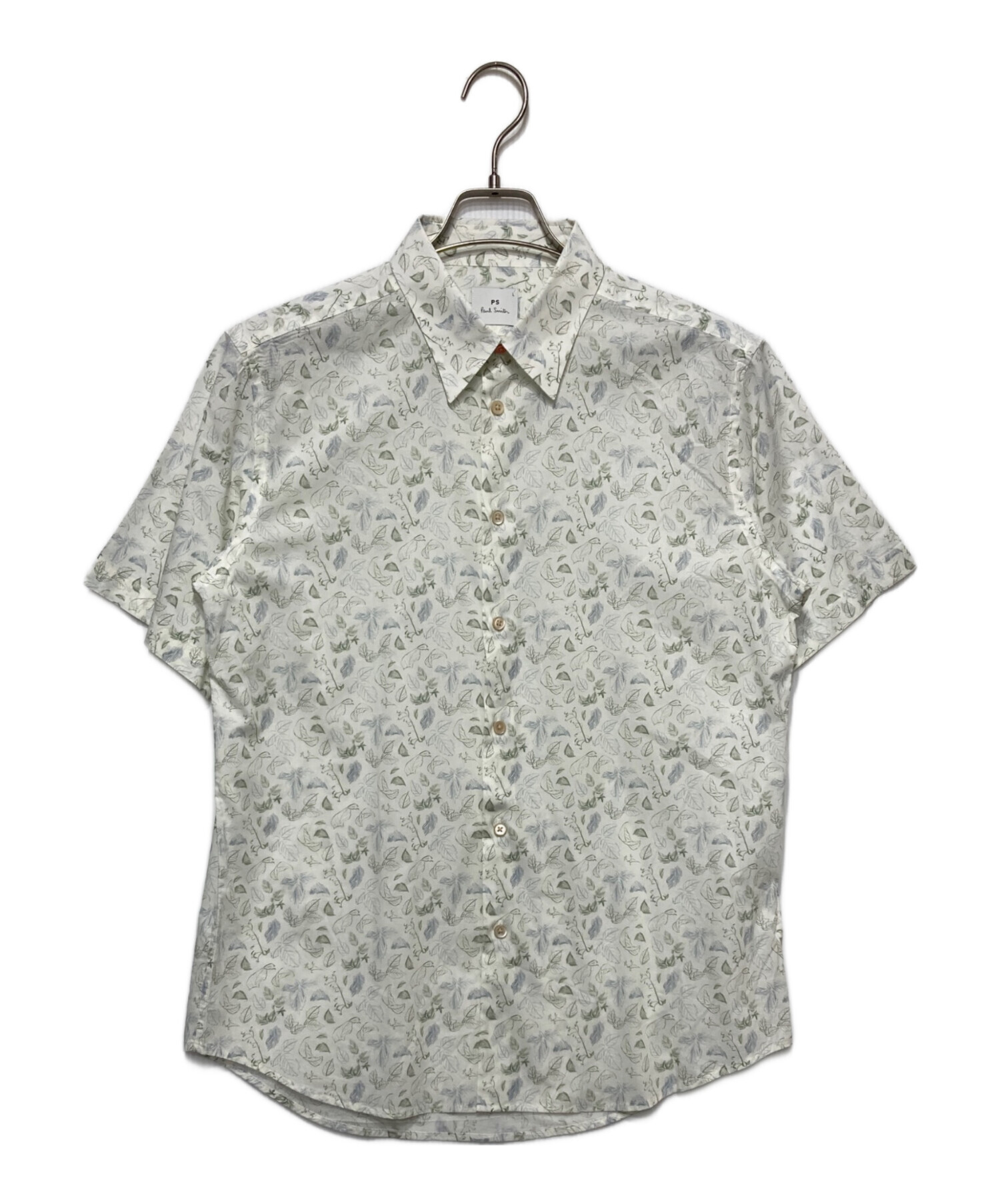 中古・古着通販】PAUL SMITH (ポールスミス) リーフ柄半袖シャツ 