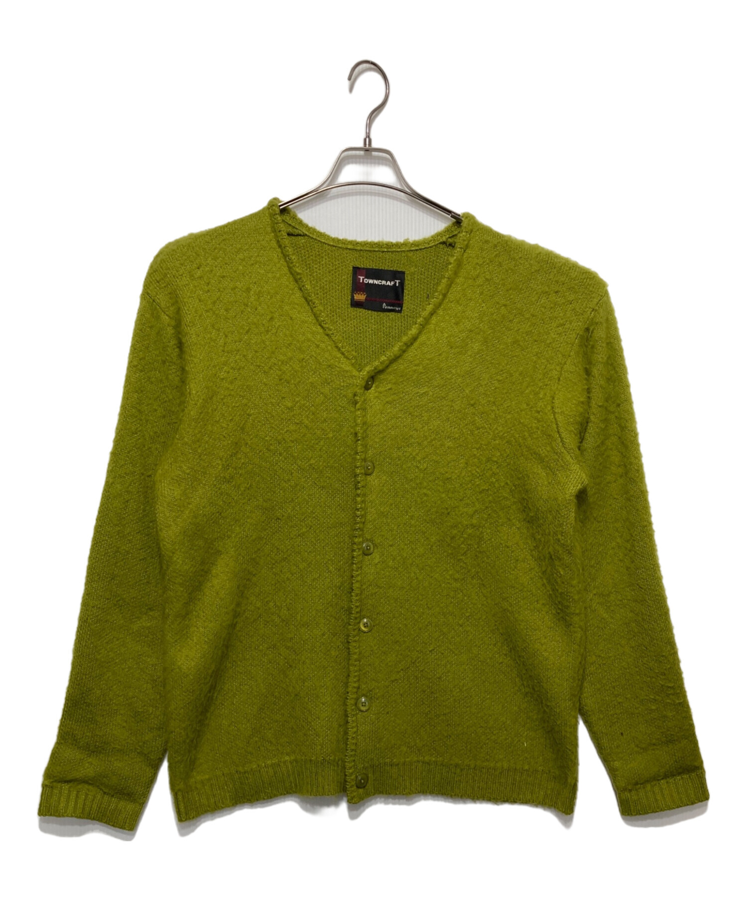 新品】TOWNCRAFT カーディガン グリーン Towncraft ライムグリーン