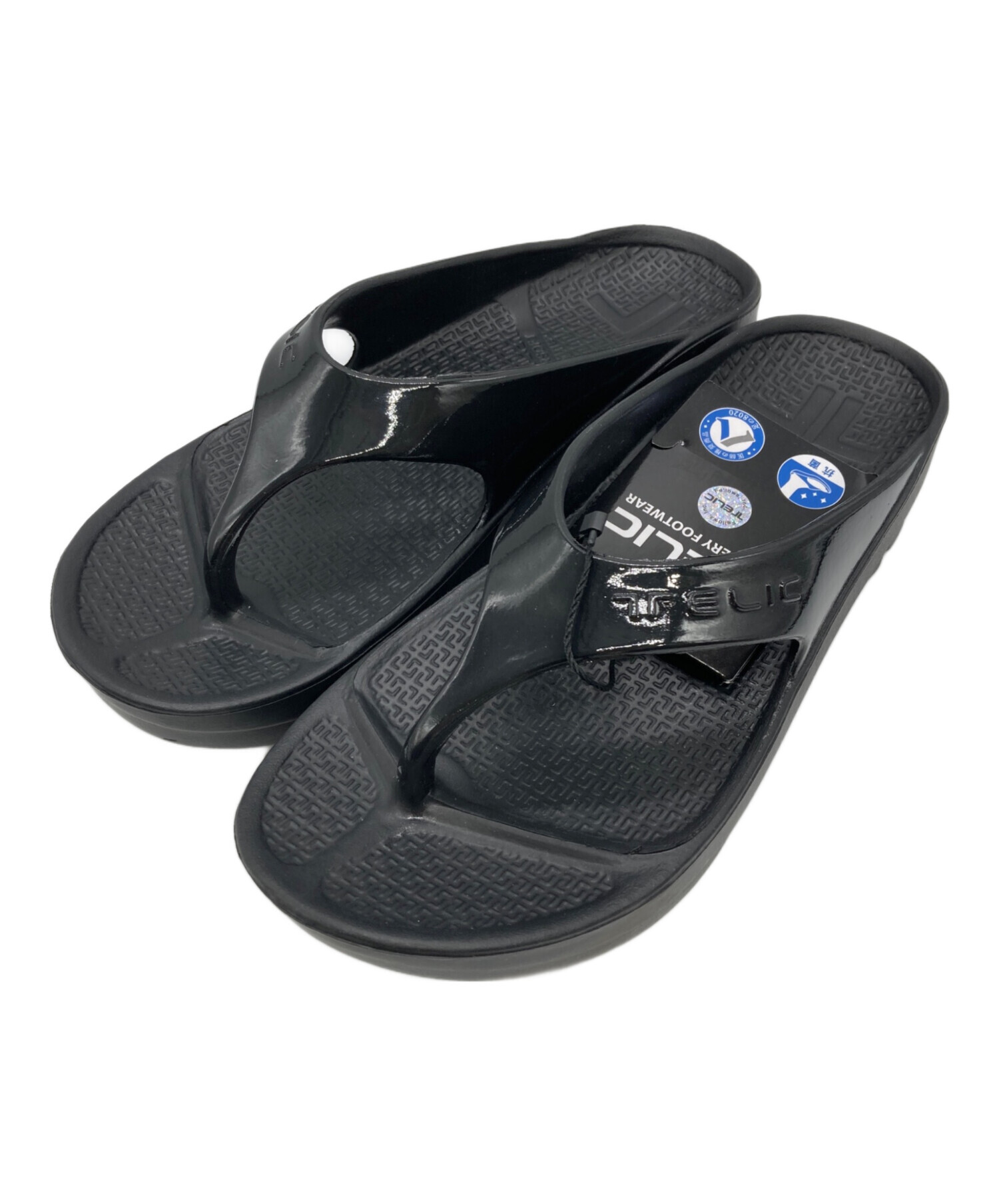 中古・古着通販】TELIC (テリック) リカバリーサンダル ブラック 