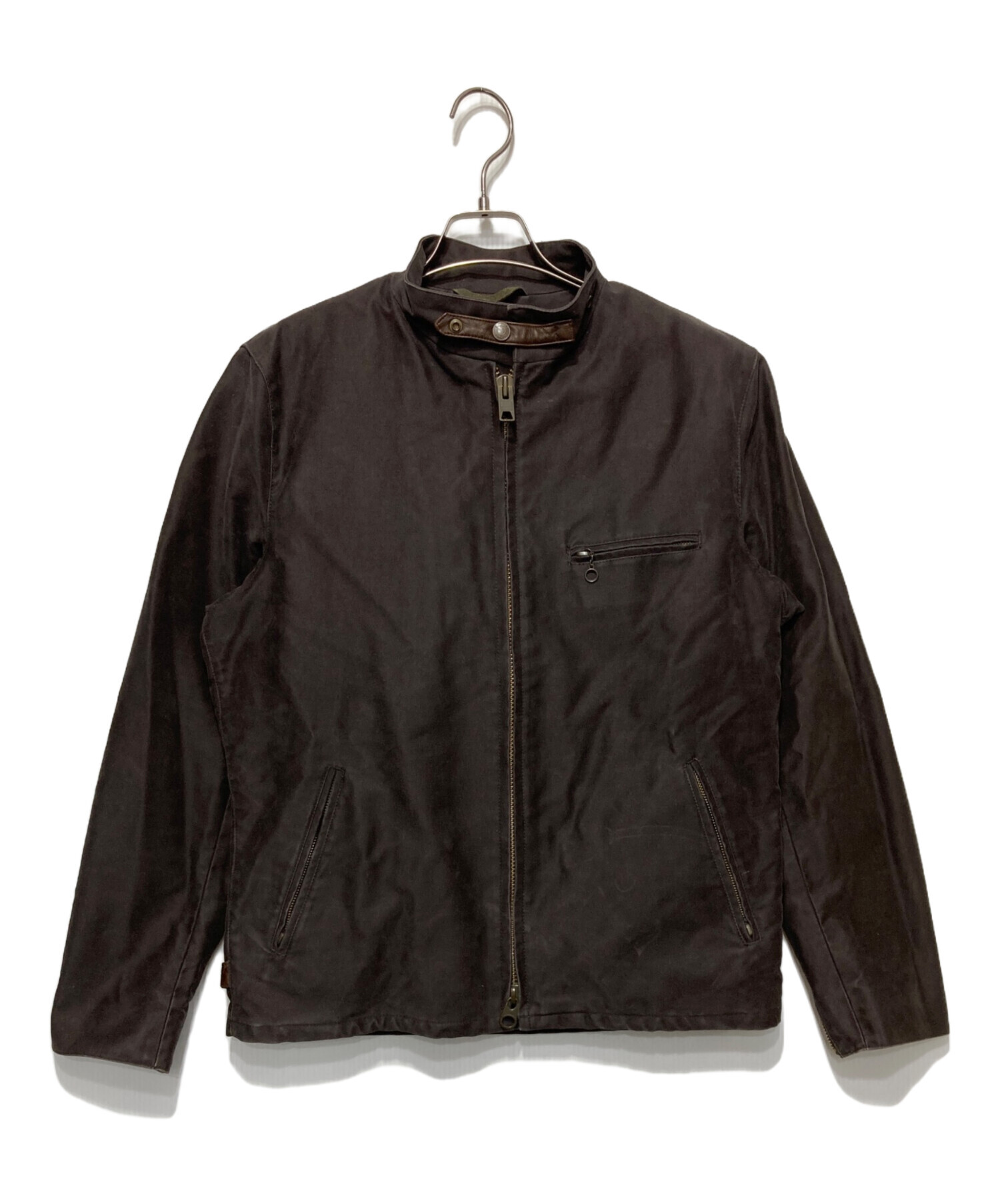 GENERAL SUPPLY／SHIPS シングル ライダース レザー 本革 M SHIPS