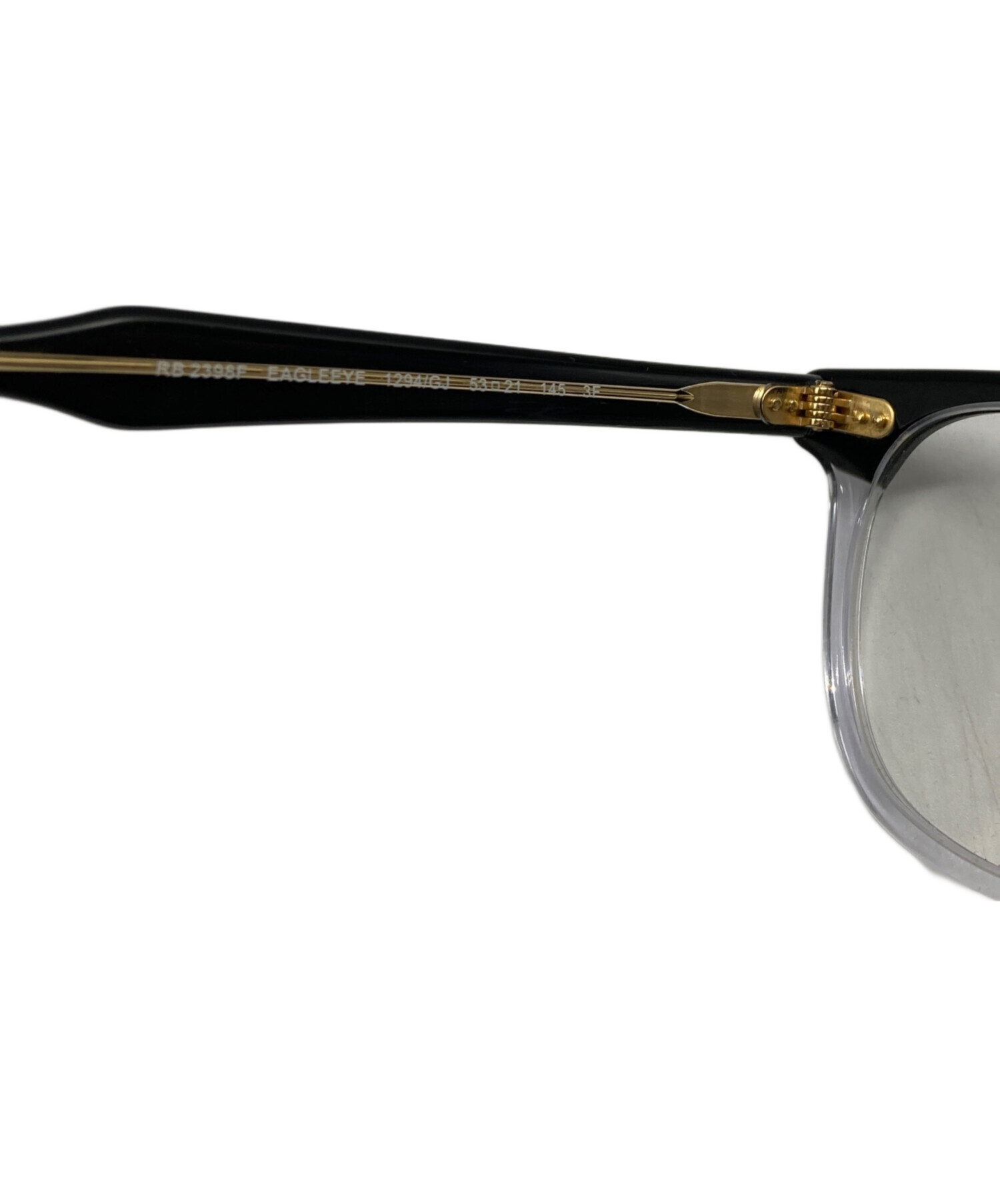 中古・古着通販】RAY-BAN (レイバン) イーグルアイサングラス ブラック  