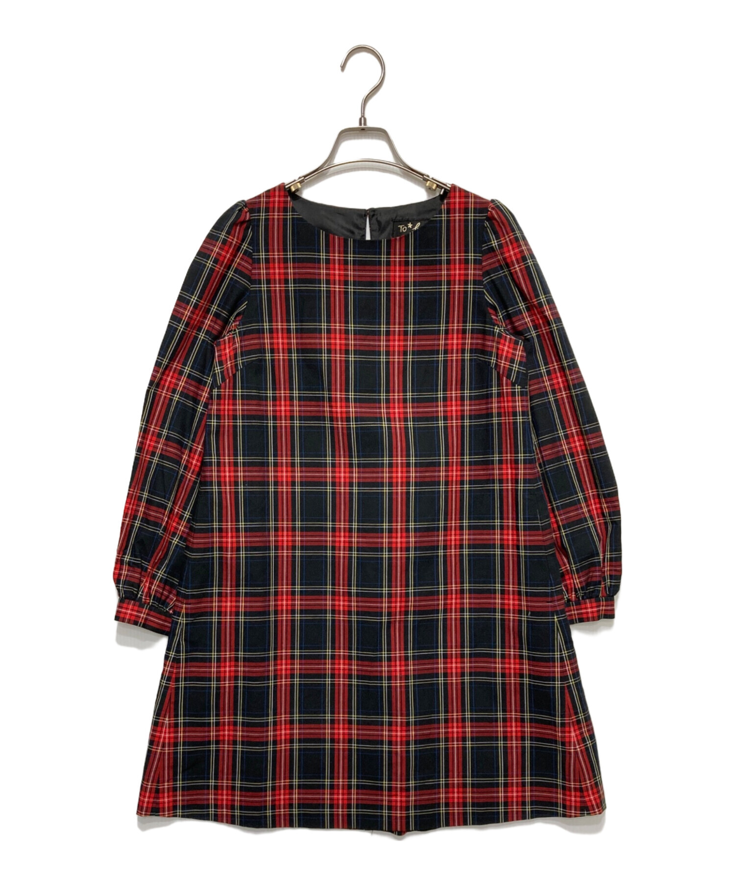 h*6様 新品未使用タグ付きTo b by agnes bチェックワンピ 中古・古着通販】To b. by agnes b. (トゥービー バイ アニエスベー