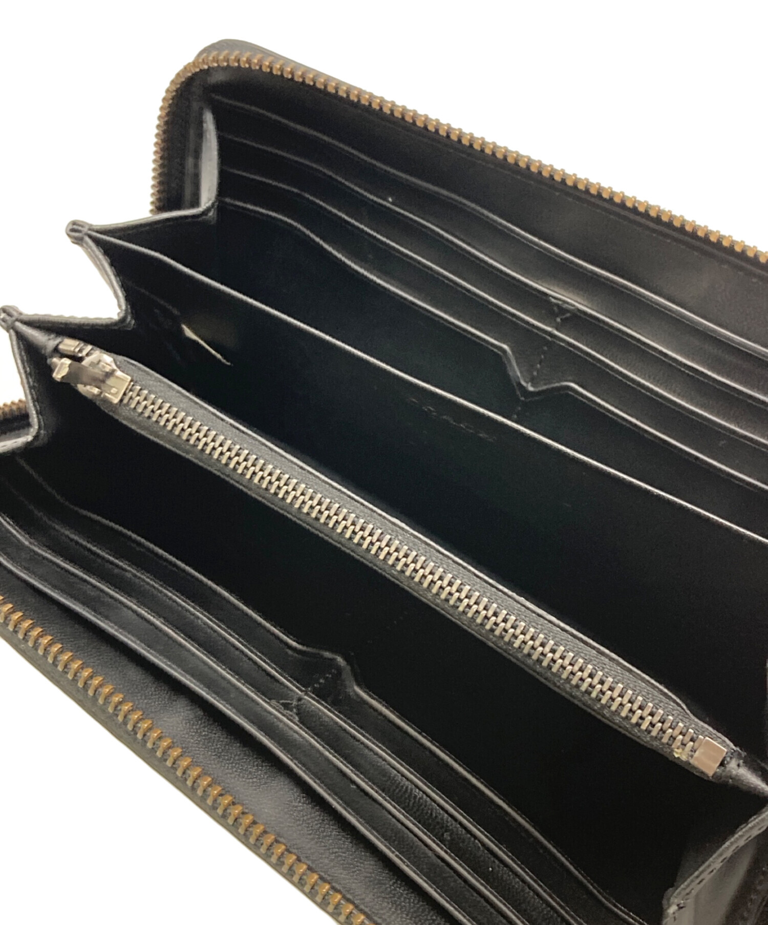 中古・古着通販】COACH (コーチ) シグネチャー長財布 ブラック