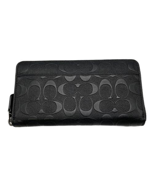 中古・古着通販】COACH (コーチ) シグネチャー長財布 ブラック