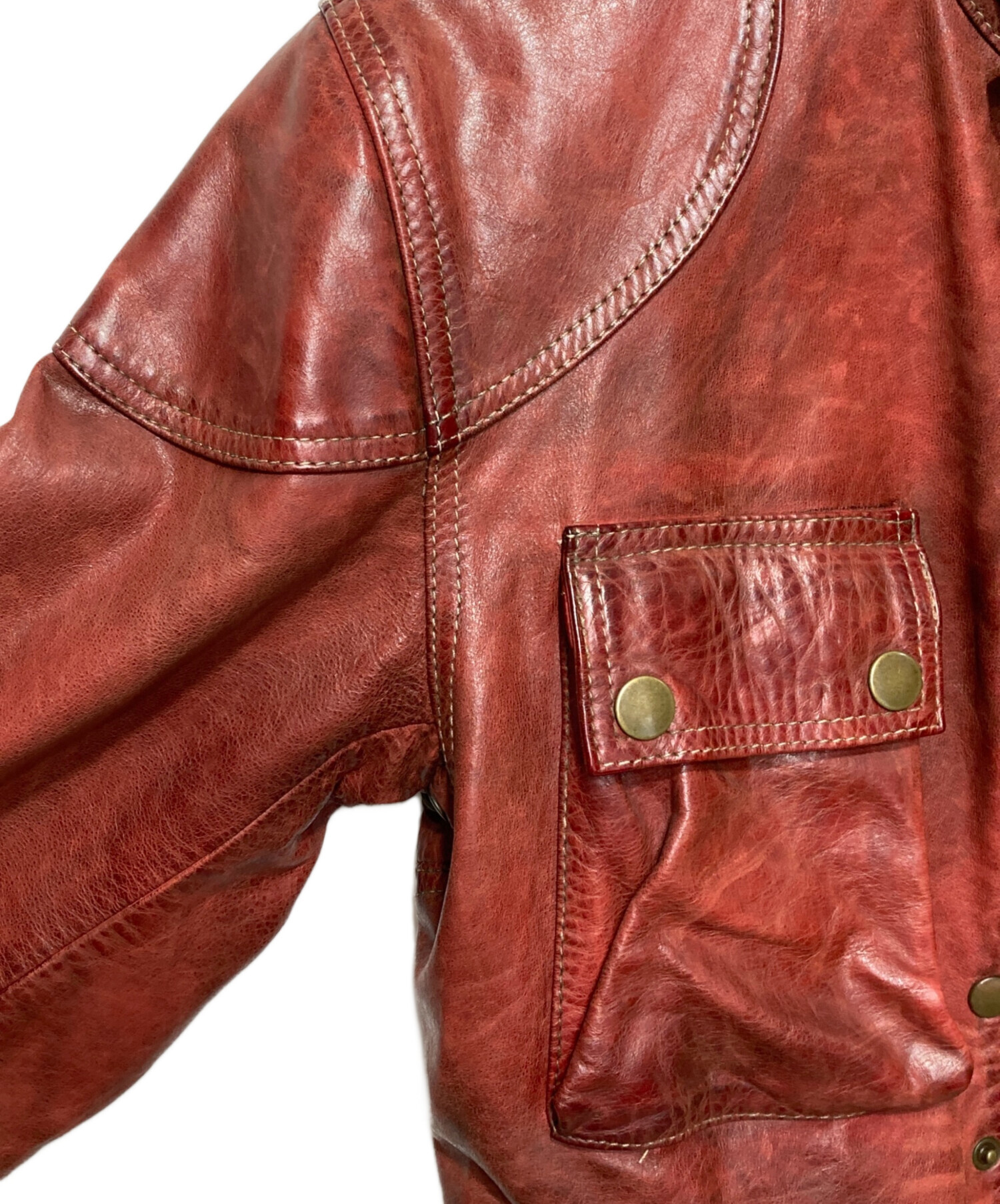 BELSTAFF バーガンディジャケットXL 中古・古着通販】BELSTAFF (ベルスタッフ) TRIALMASTER PANTHER JACKET