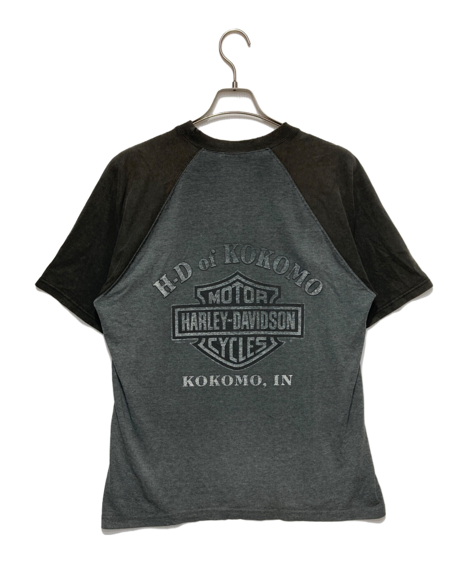 中古・古着通販】HARLEY-DAVIDSON (ハーレーダビッドソン) ラグランT 