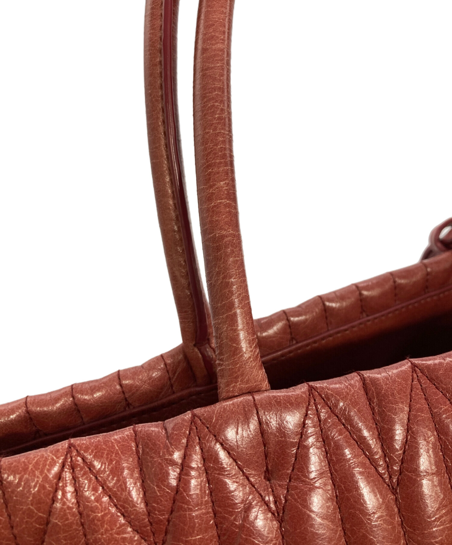 中古・古着通販】MIU MIU (ミュウミュウ) マテラッセ 2WAYトートバッグ