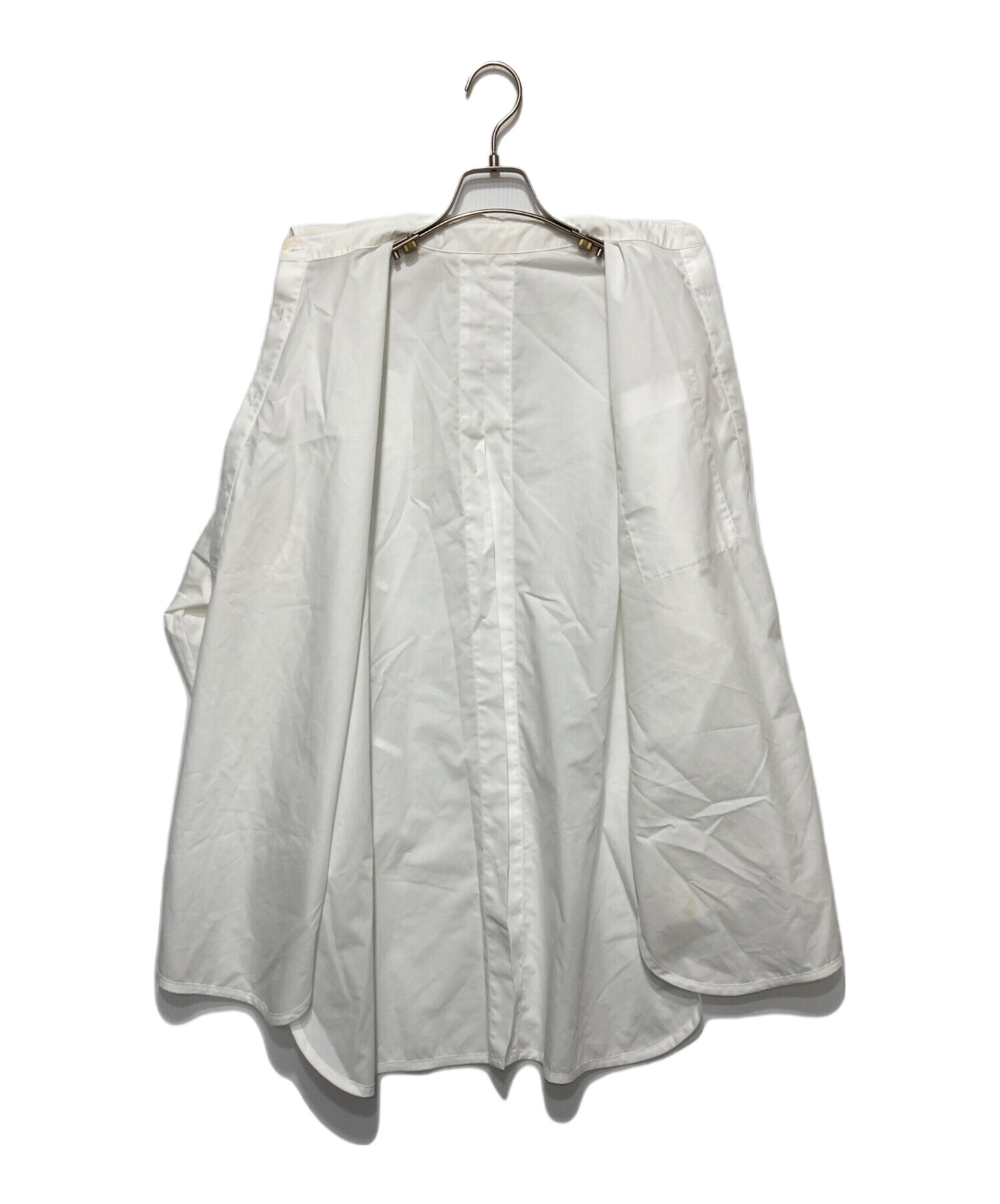 中古・古着通販】Ameri (アメリ) 2WAY RIBBON SLEEVE SHIRT ホワイト 